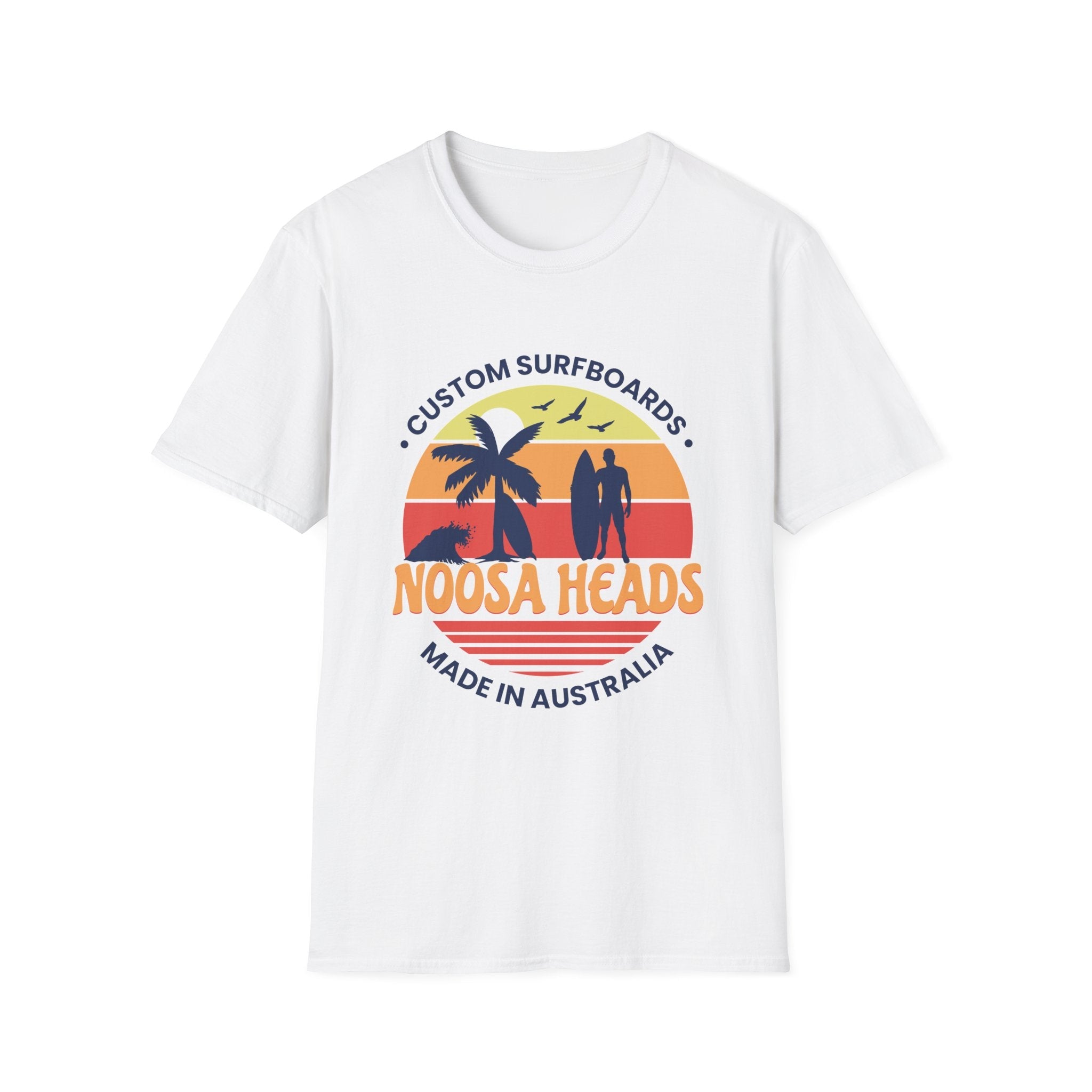 Noosa Heads Custom Surfboards T-Shirt - Style Circus
