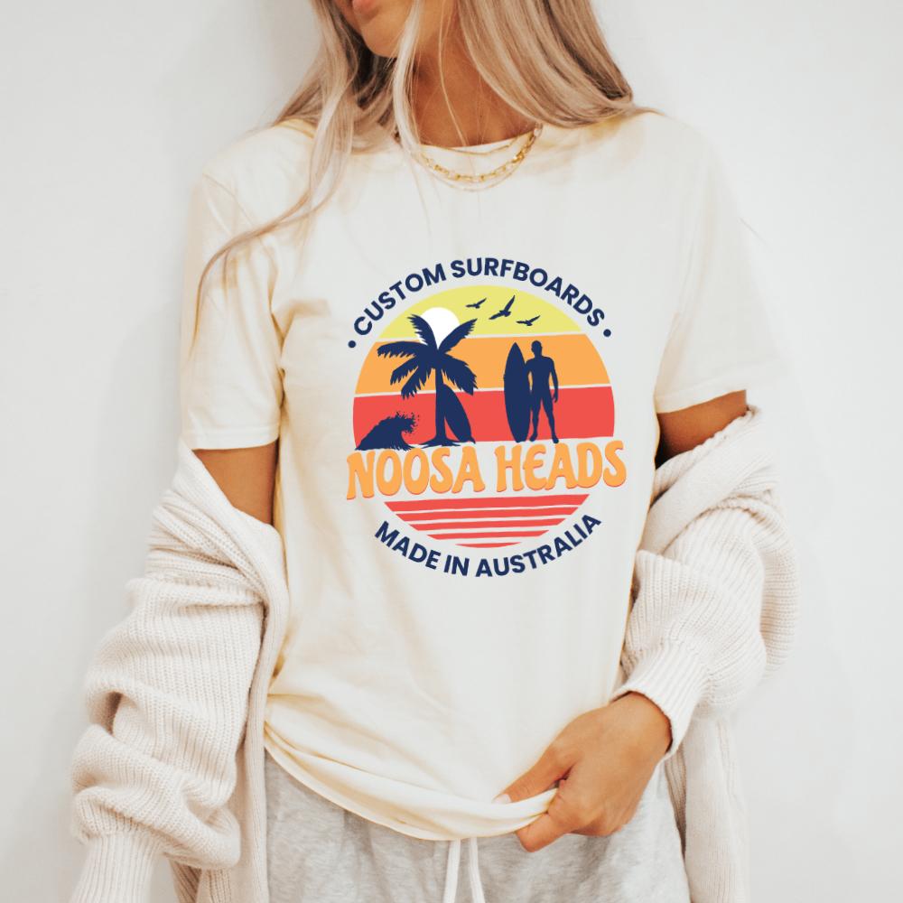 Noosa Heads Custom Surfboards T-Shirt - Style Circus
