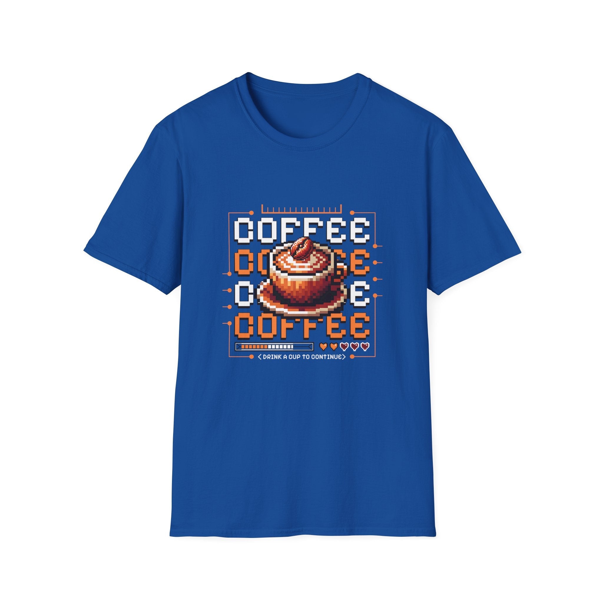 Pixel Coffee Game Unisex T-Shirt