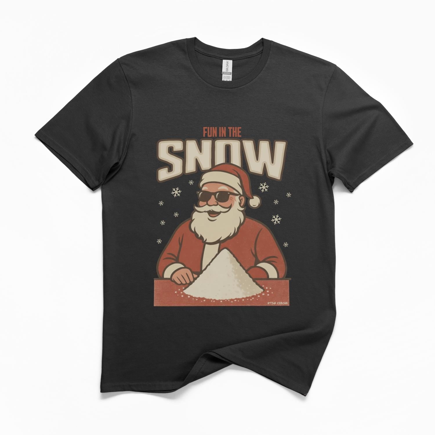 Santa Fun In The Snow T-Shirt