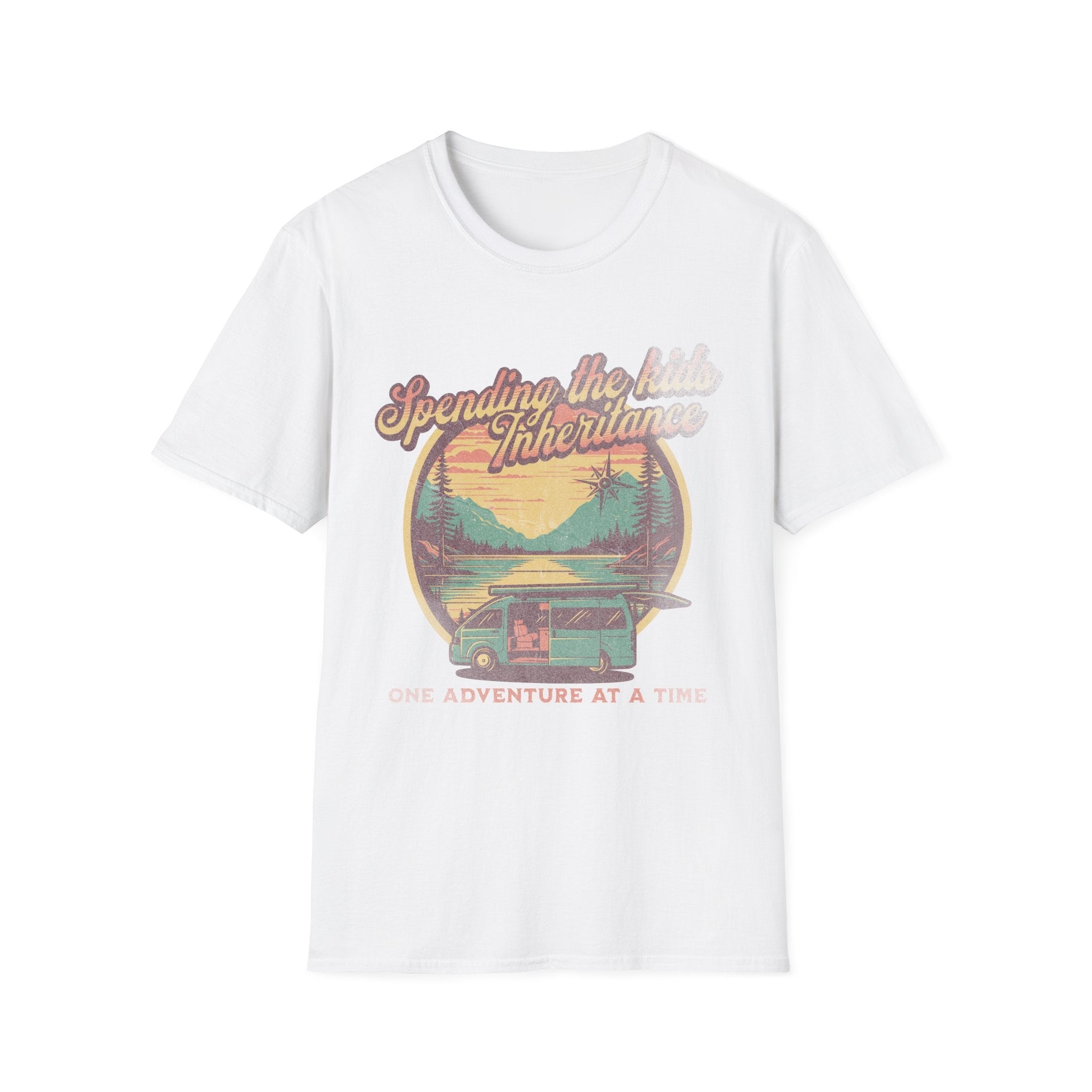 Spending The Kids Inheritance Adventure Funny T-Shirt - Style Circus