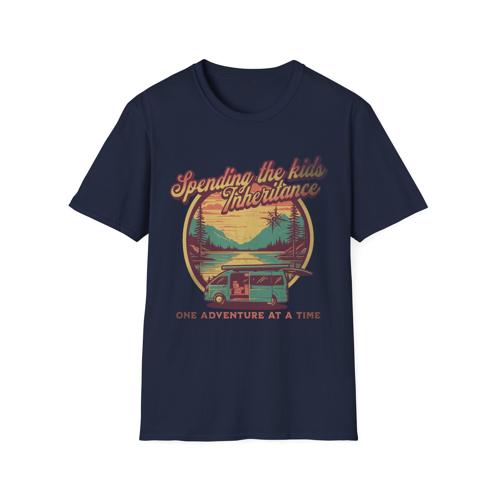 Spending The Kids Inheritance Adventure Funny T-Shirt - Style Circus
