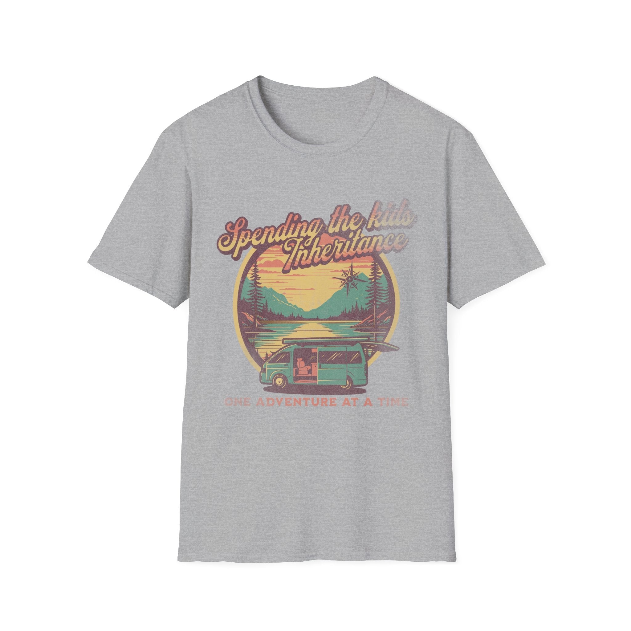 Spending The Kids Inheritance Adventure Funny T-Shirt - Style Circus
