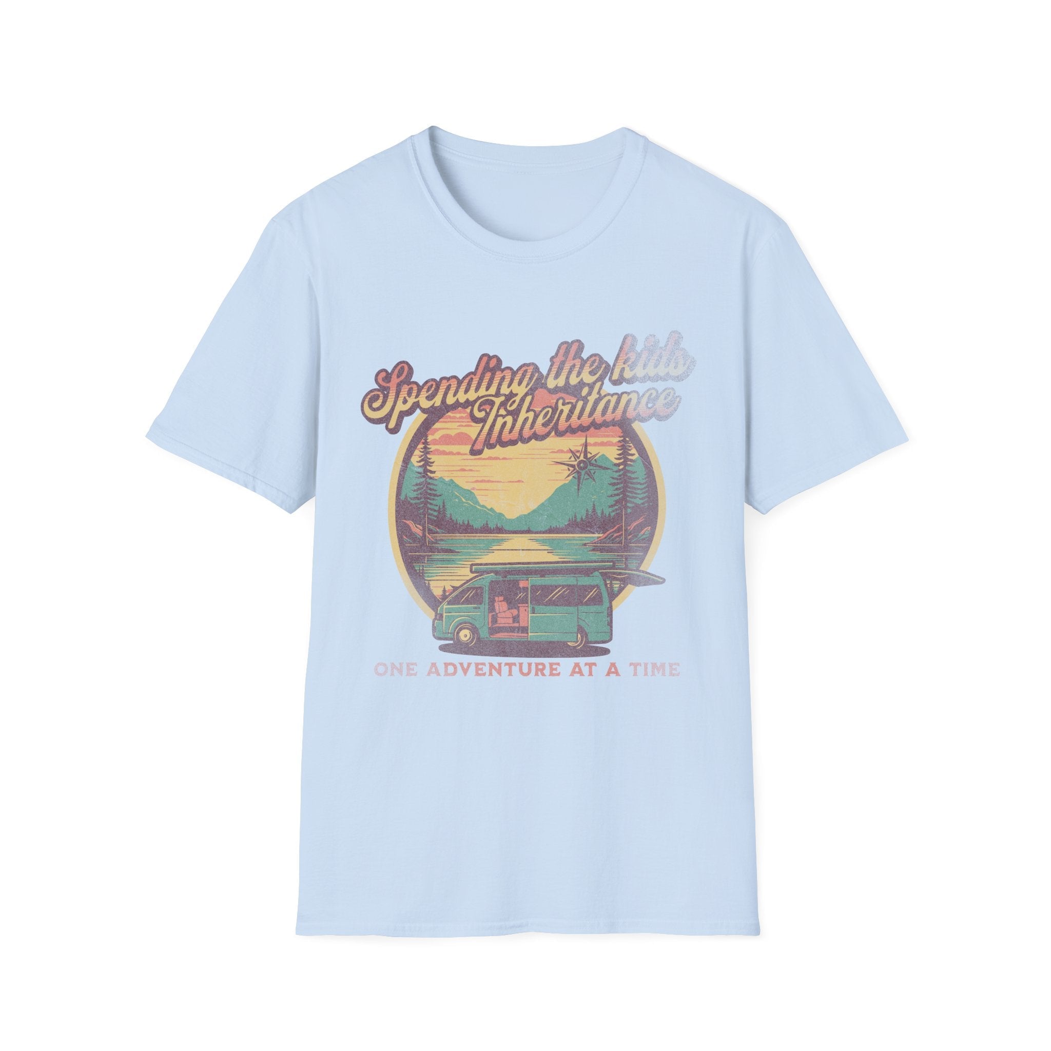 Spending The Kids Inheritance Adventure Funny T-Shirt - Style Circus