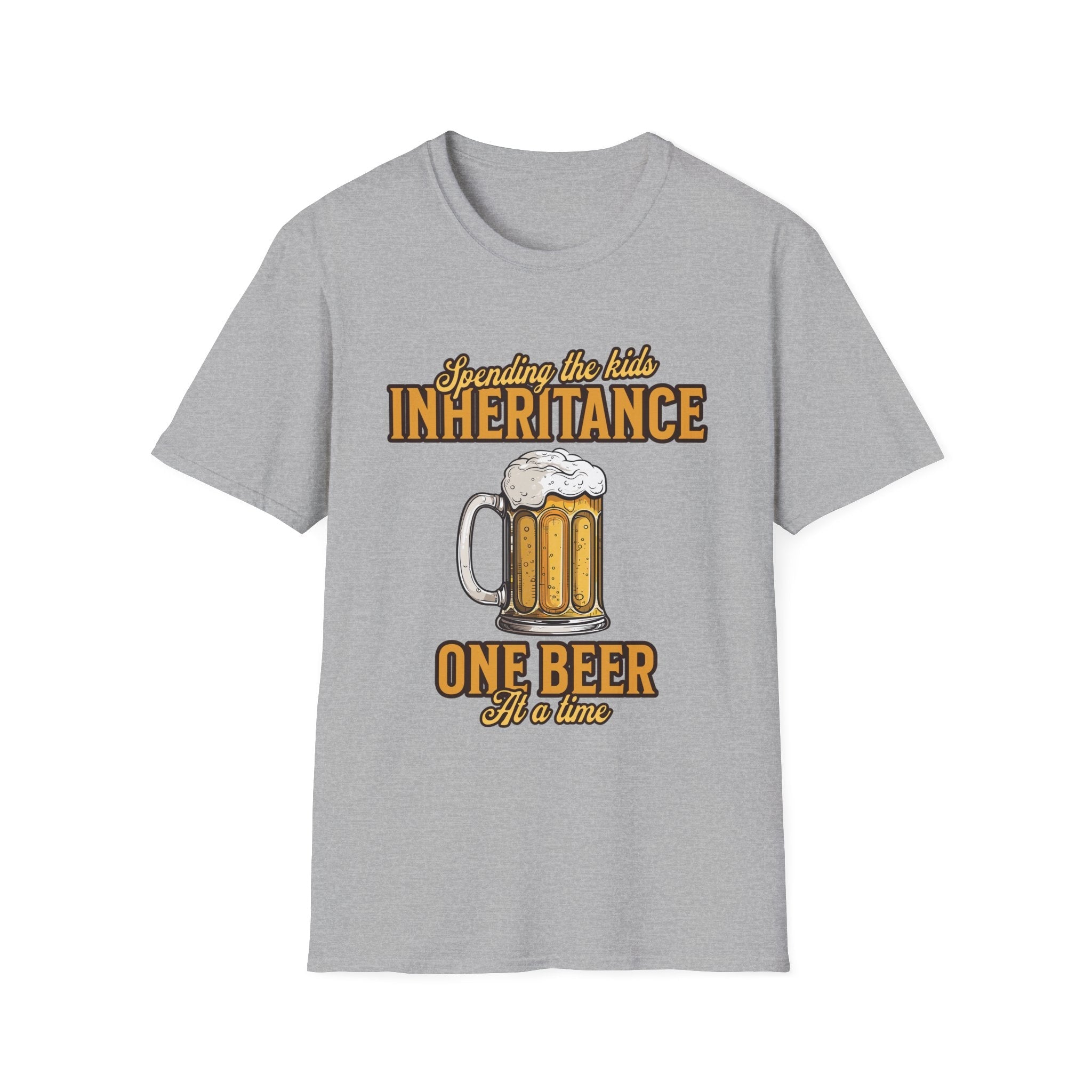 Spending The Kids Inheritance Beer Funny T-Shirt - Style Circus