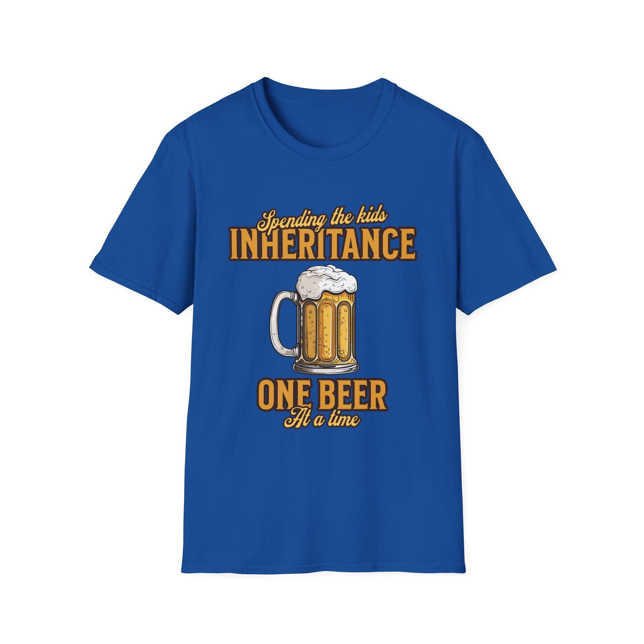 Spending The Kids Inheritance Beer Funny T-Shirt - Style Circus