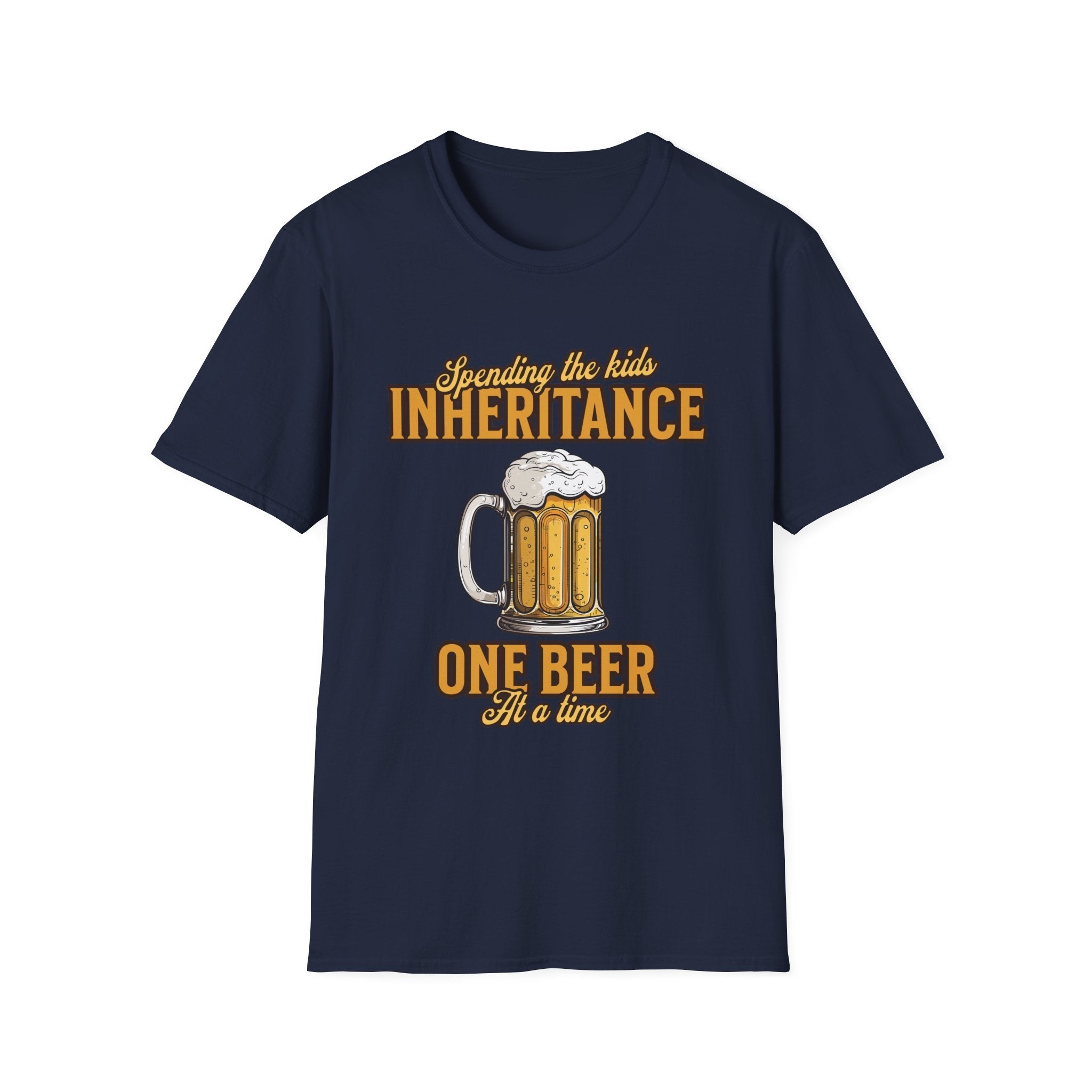 Spending The Kids Inheritance Beer Funny T-Shirt - Style Circus