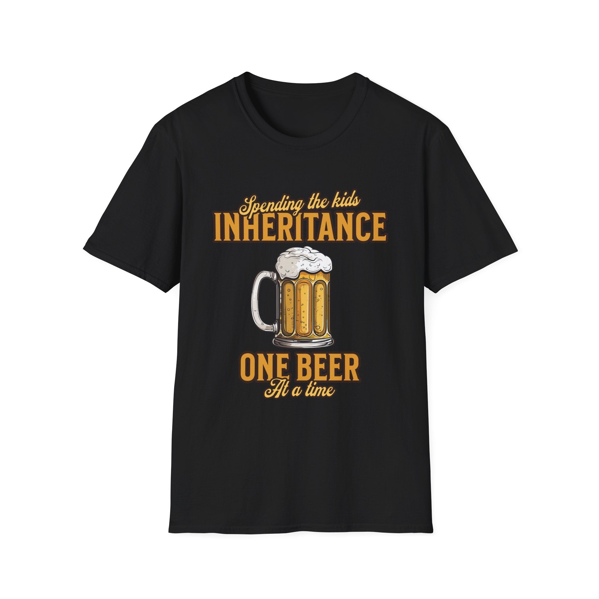 Spending The Kids Inheritance Beer Funny T-Shirt - Style Circus