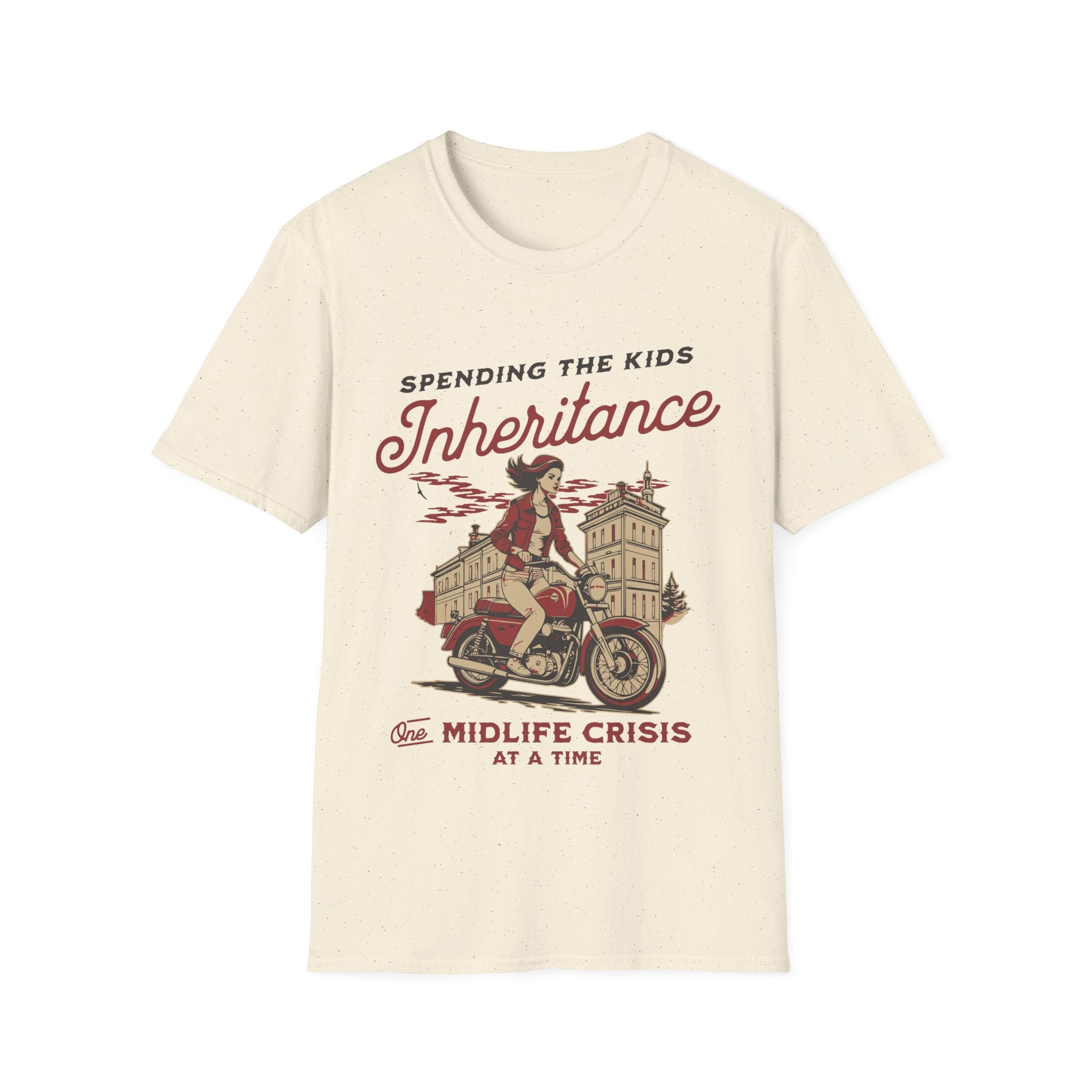 Spending The Kids Inheritance Midlife Crisis Funny T-Shirt - Style Circus