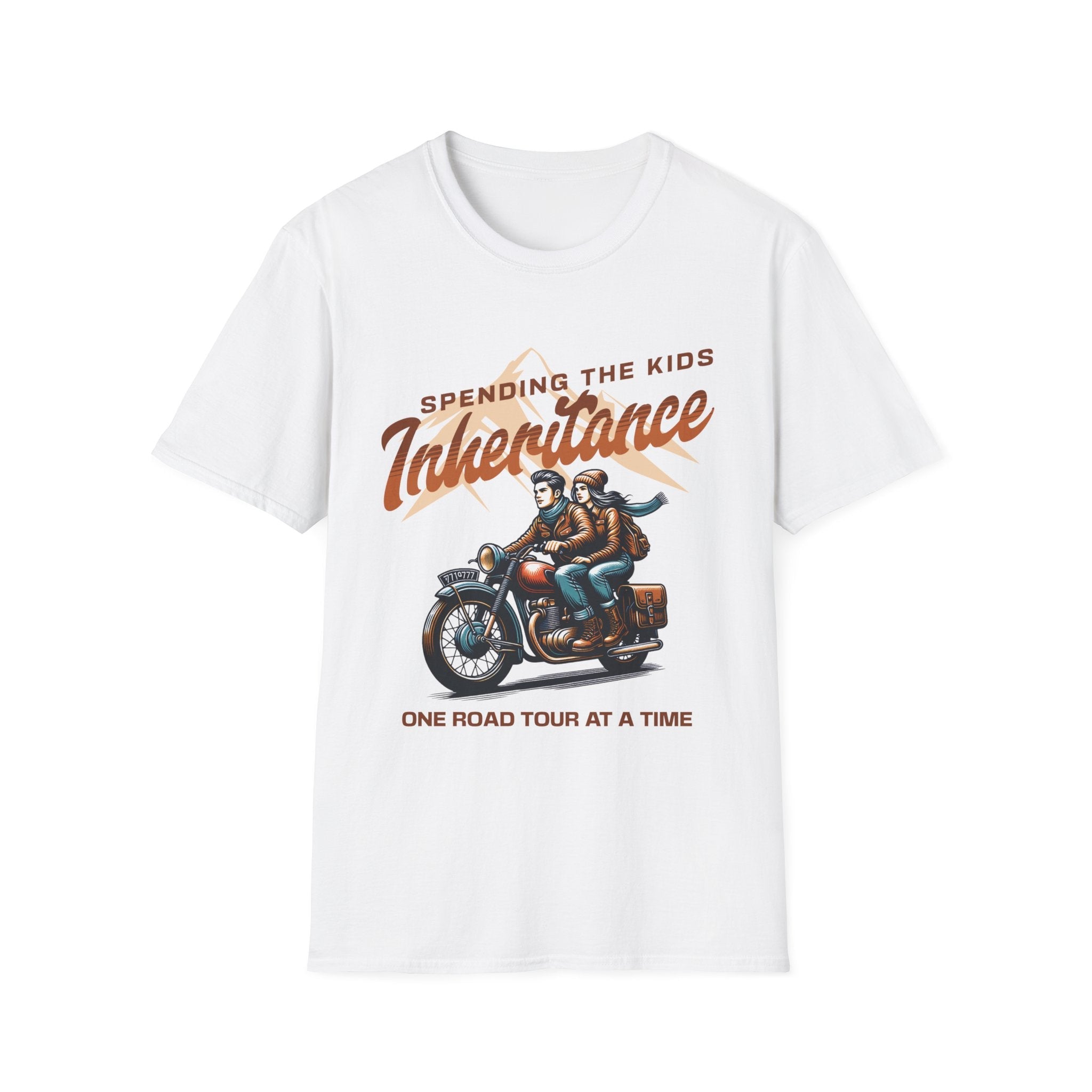 Spending The Kids Inheritance Road Tour Funny T-Shirt - Style Circus