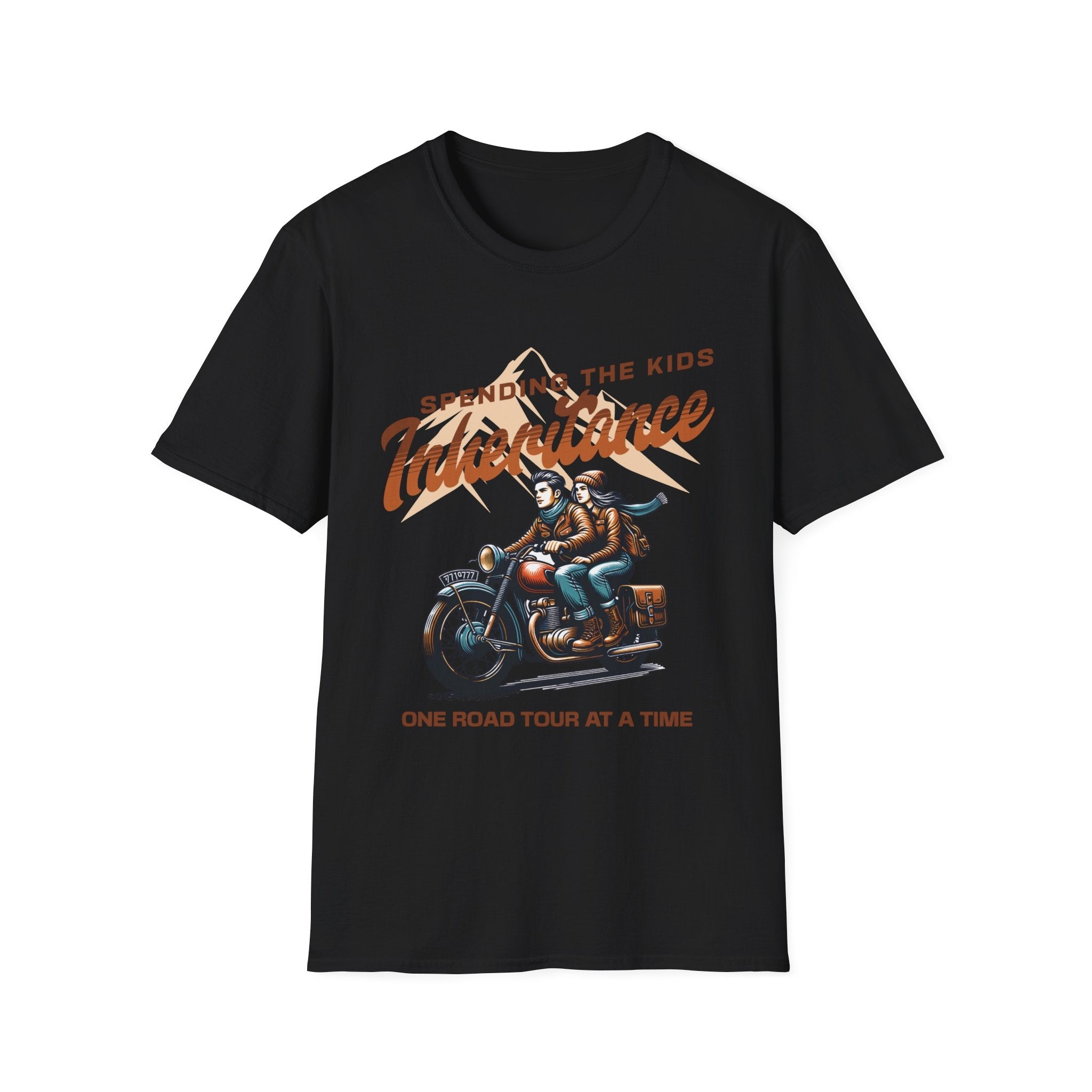Spending The Kids Inheritance Road Tour Funny T-Shirt - Style Circus