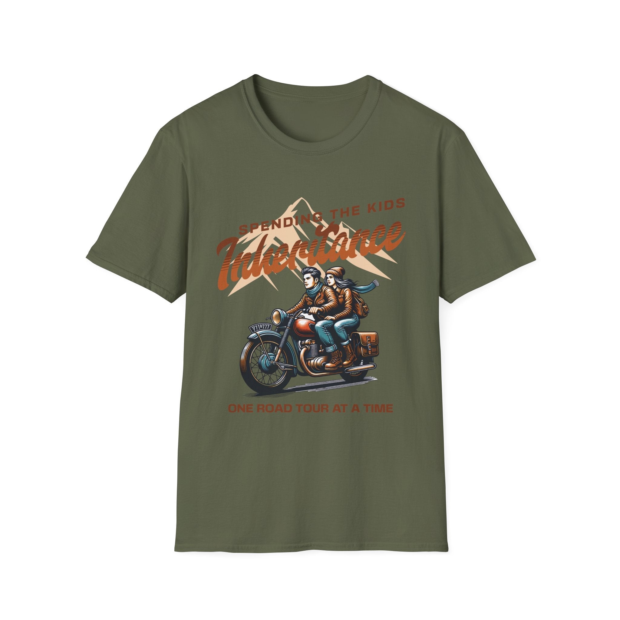 Spending The Kids Inheritance Road Tour Funny T-Shirt - Style Circus