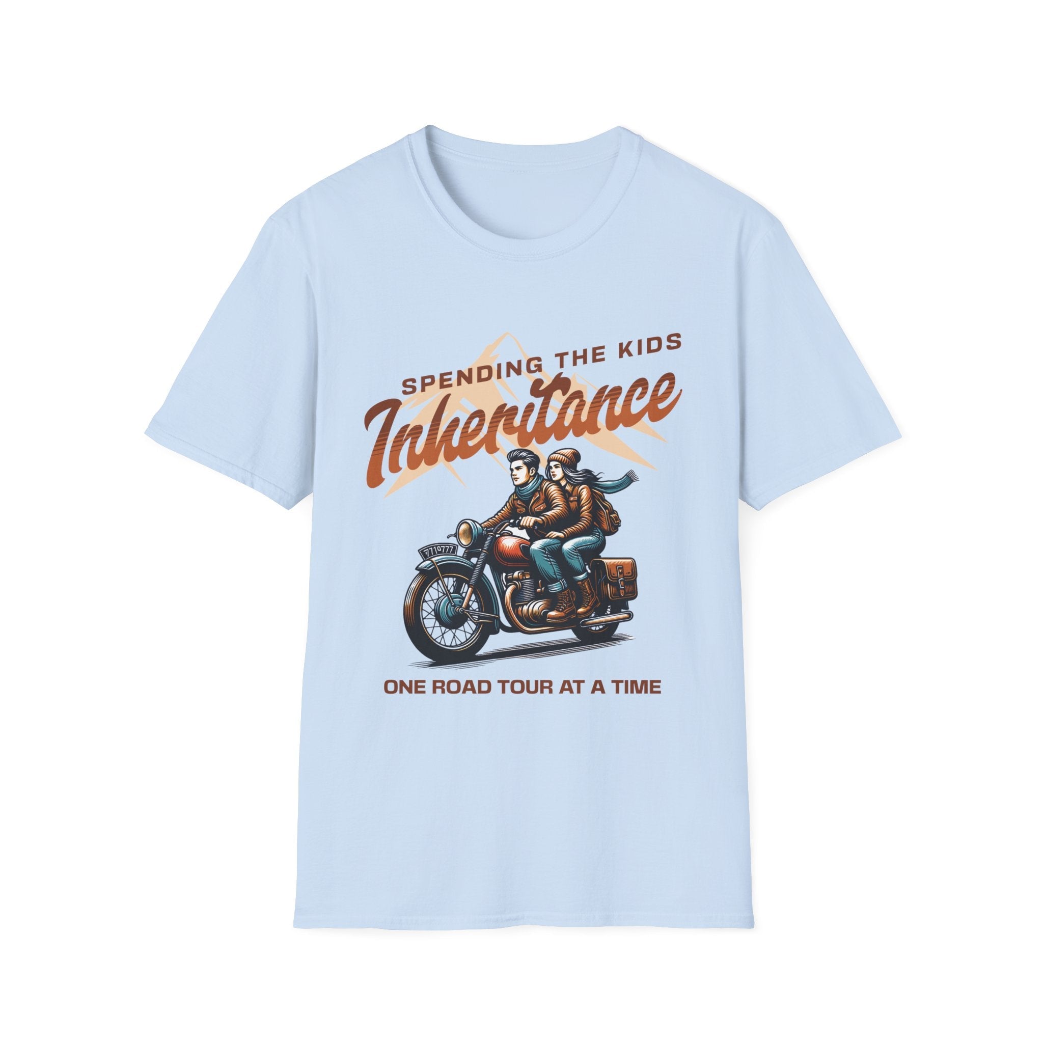 Spending The Kids Inheritance Road Tour Funny T-Shirt - Style Circus
