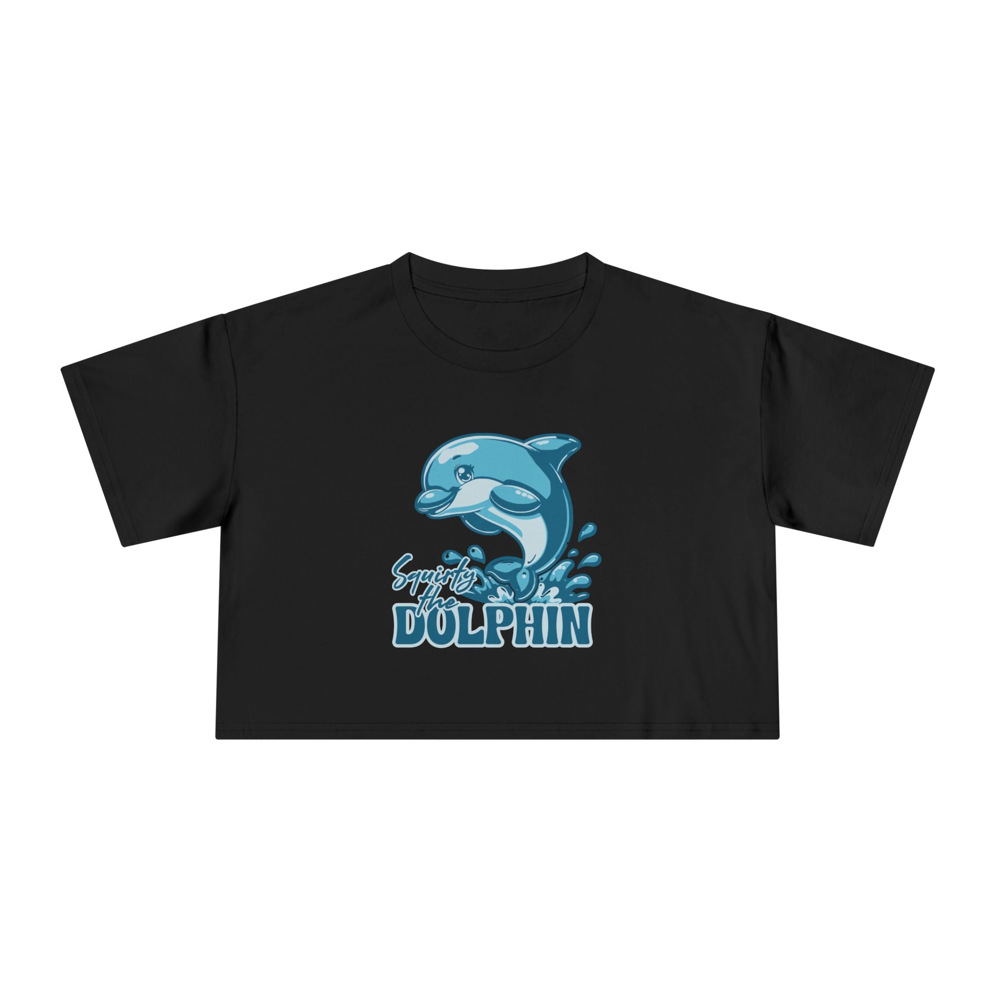 Squirty the Dolphin Crop Tee