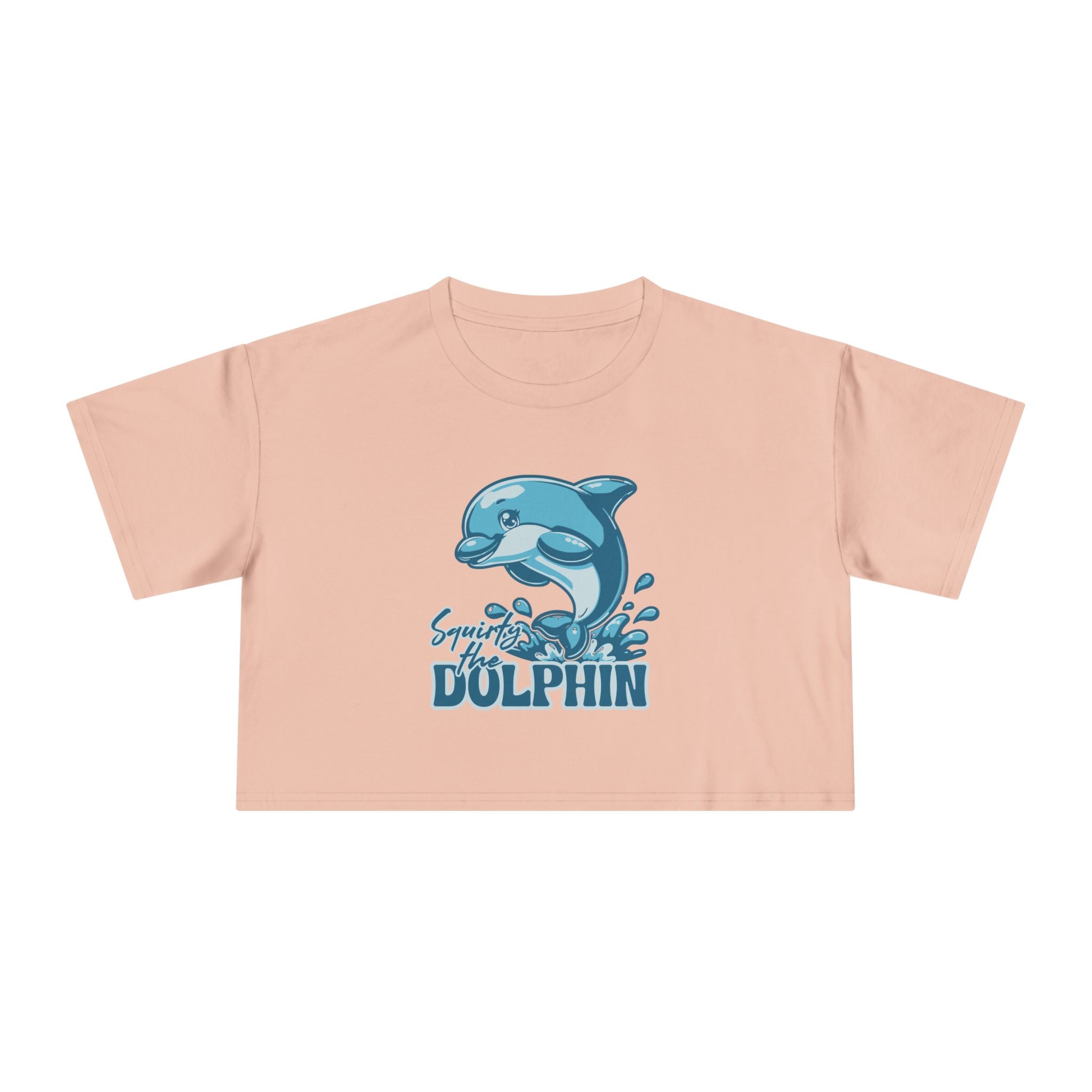Squirty the Dolphin Crop Tee