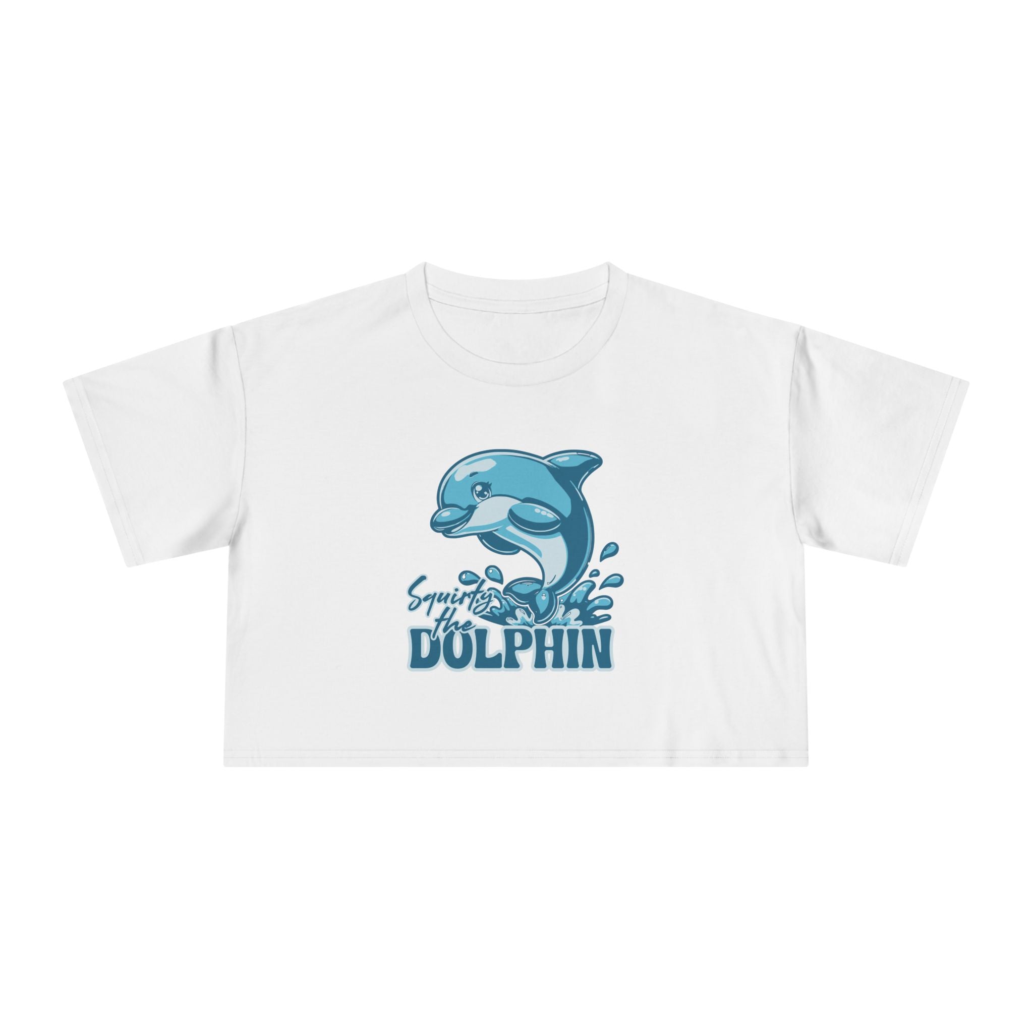 Squirty the Dolphin Crop Tee