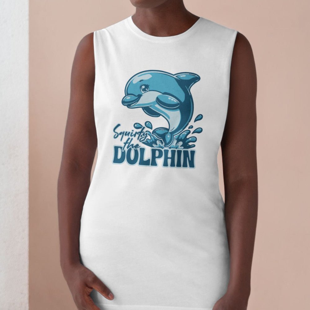 Squirty The Dolphin Unisex Tank Top - Style Circus