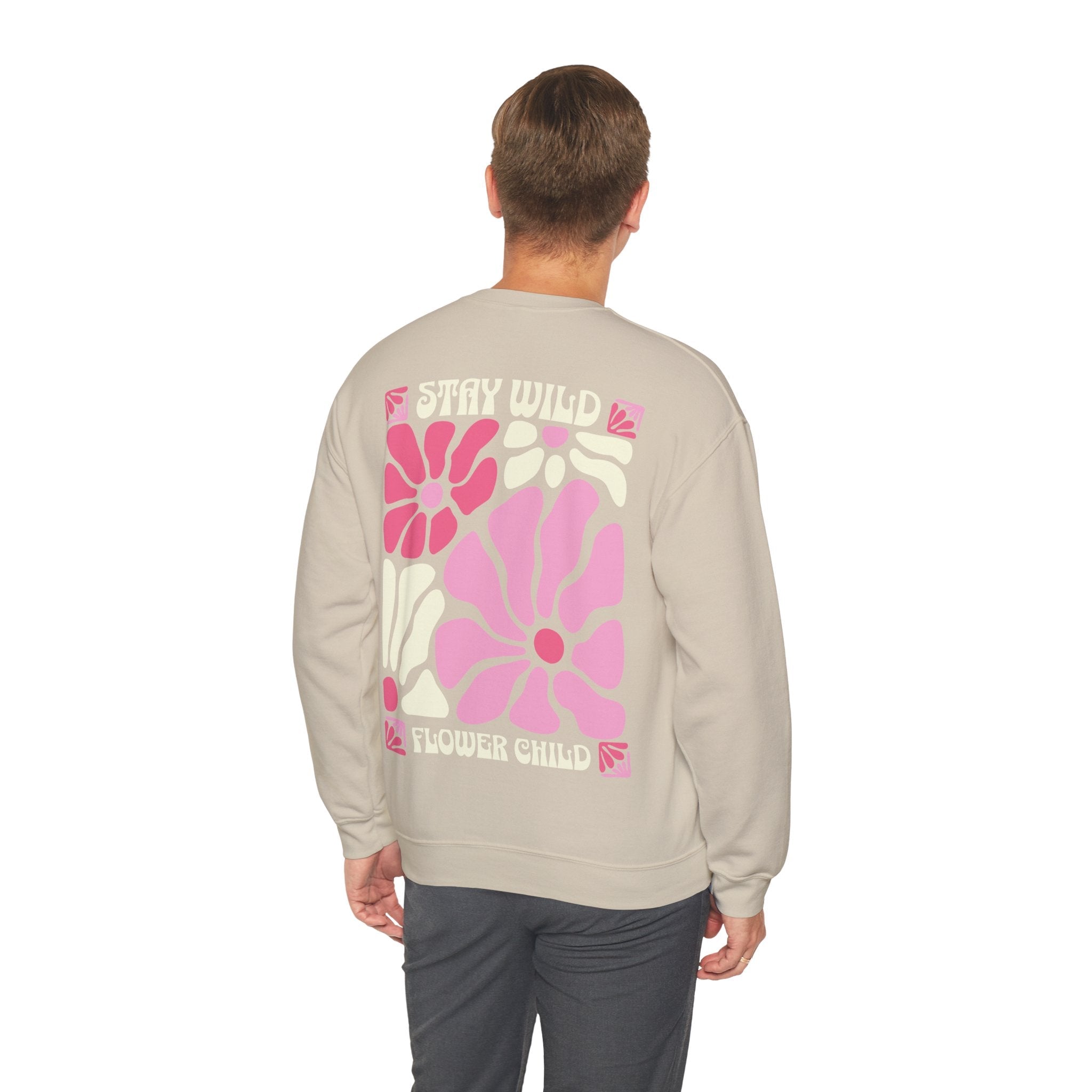 Stay Wild Flower Child Unisex Sweatshirt - Style Circus