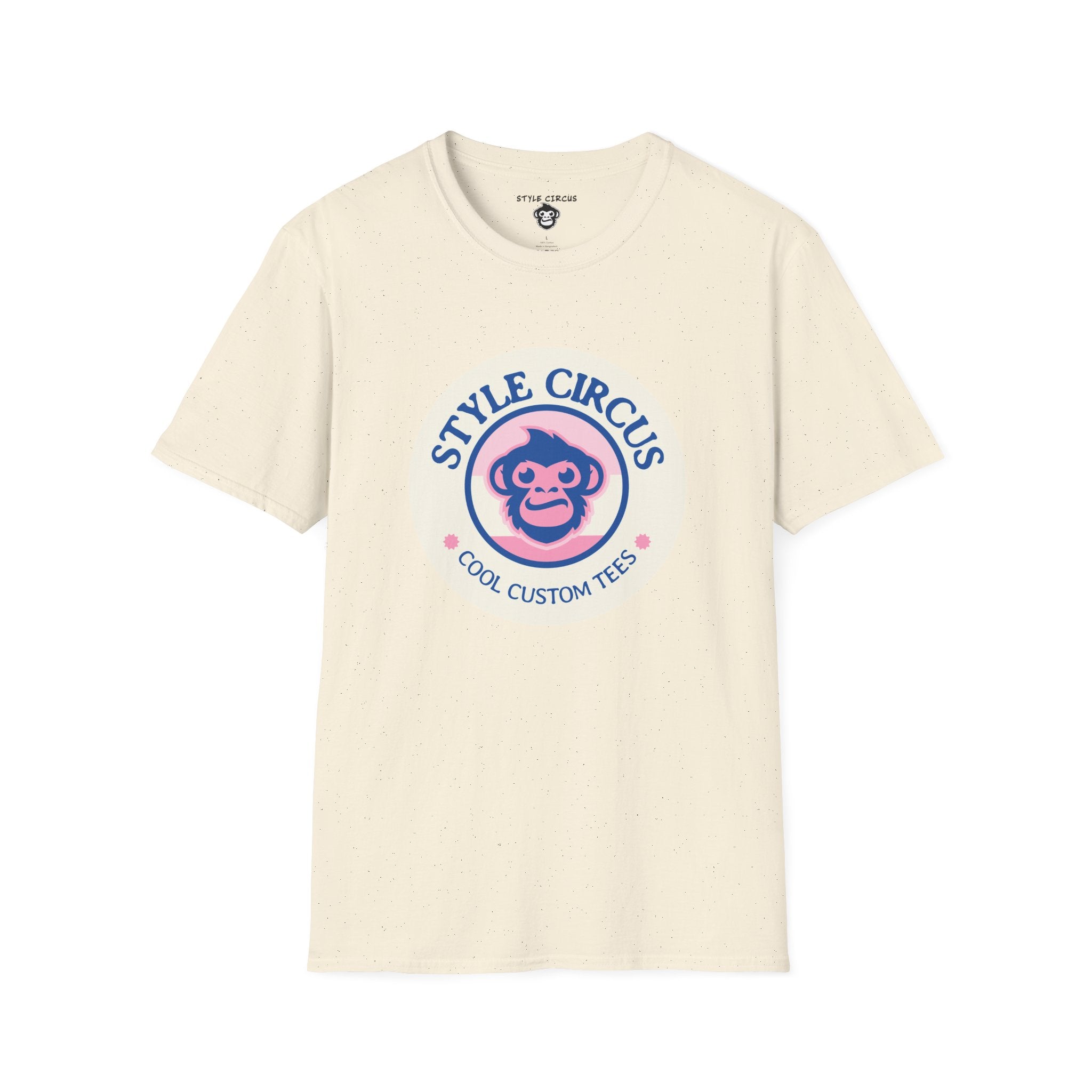 Style Circus Pink Monkey Badge T-Shirt