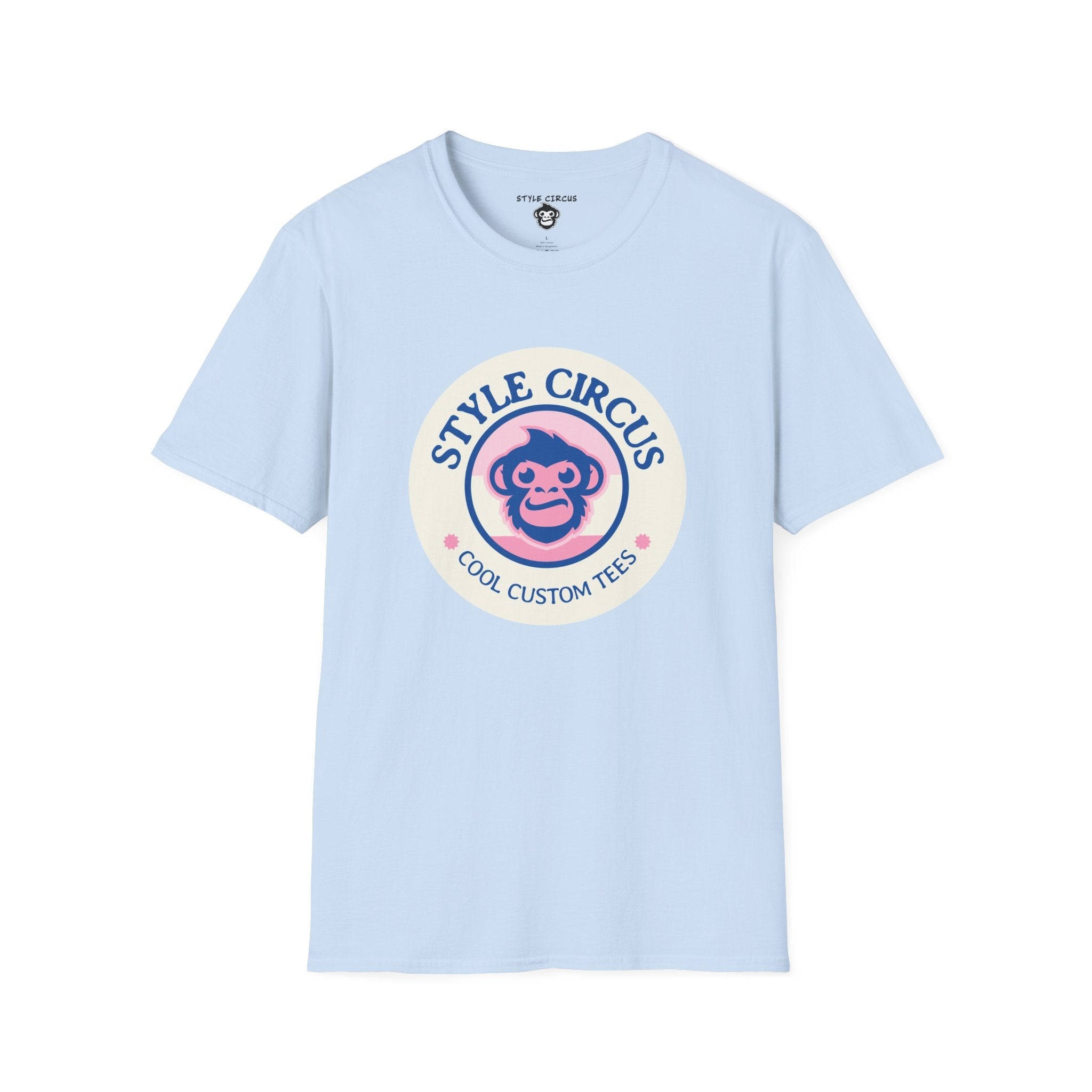 Style Circus Pink Monkey Badge T-Shirt