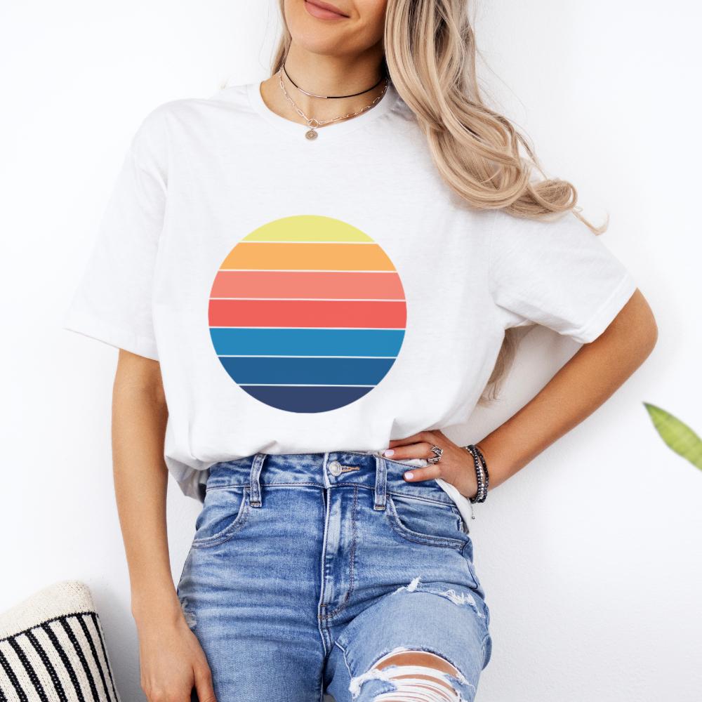 Summer Sun Rainbow Beach T-Shirt - Style Circus