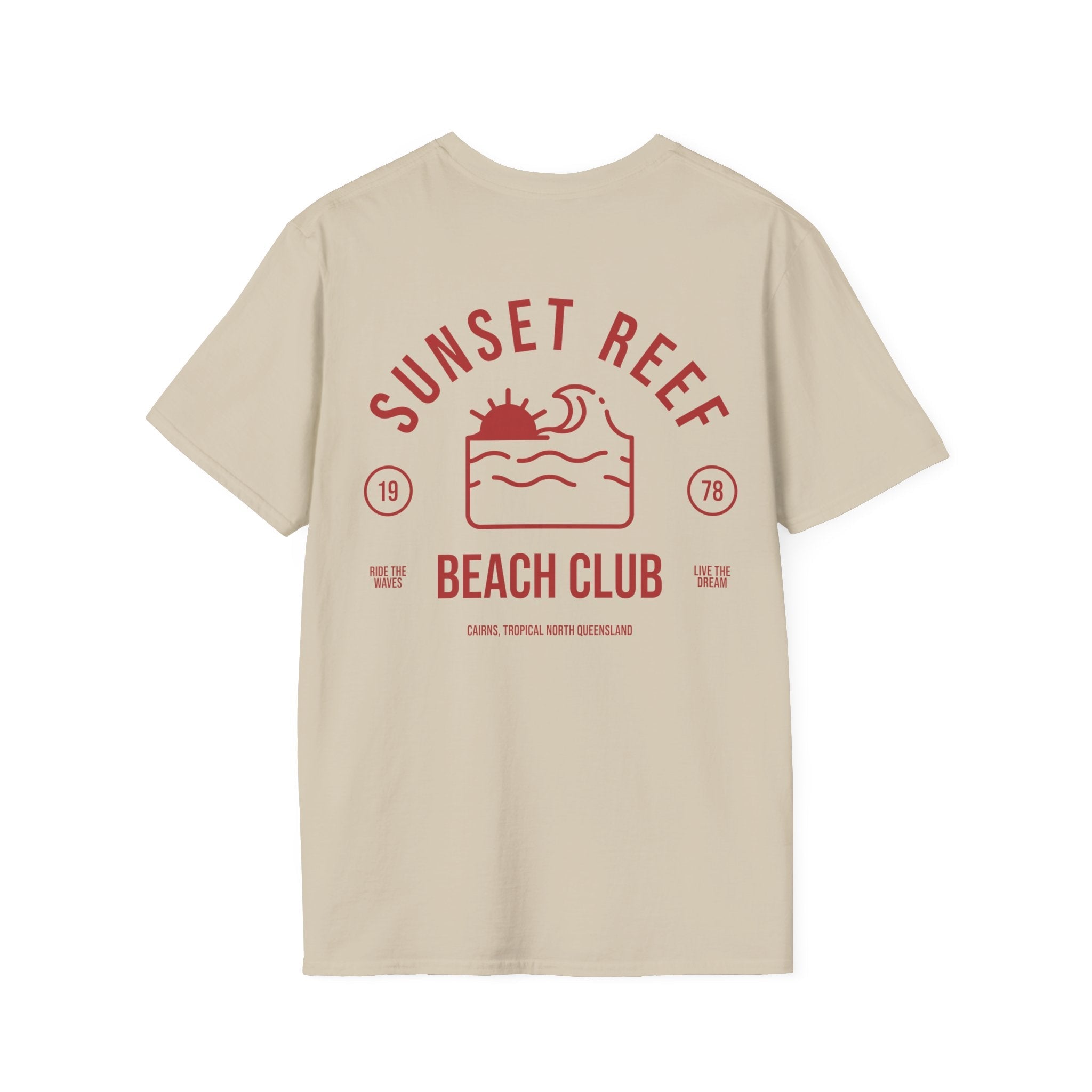 Sunset Reef Beach Club Cairns T-Shirt - Style Circus