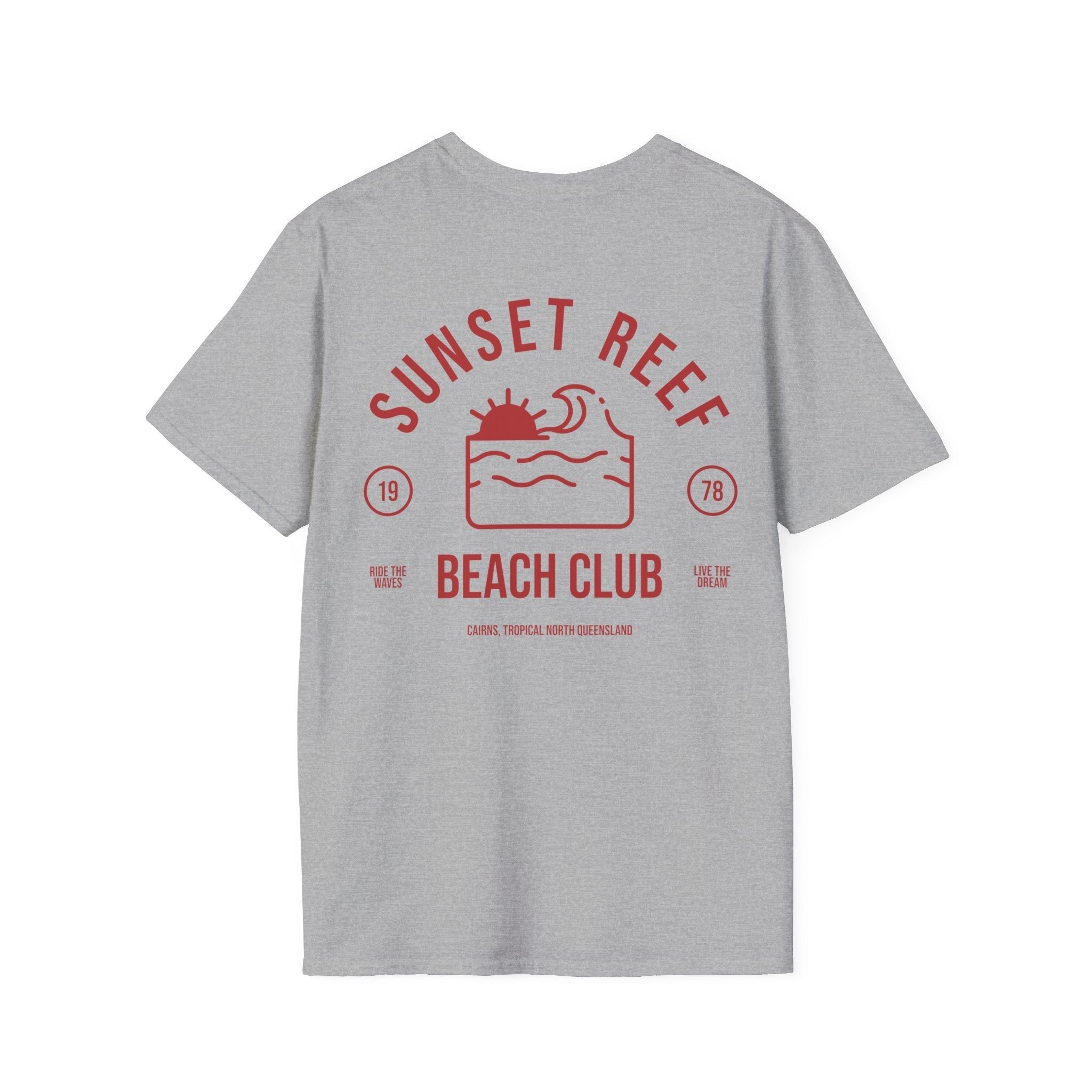 Sunset Reef Beach Club Cairns T-Shirt - Style Circus