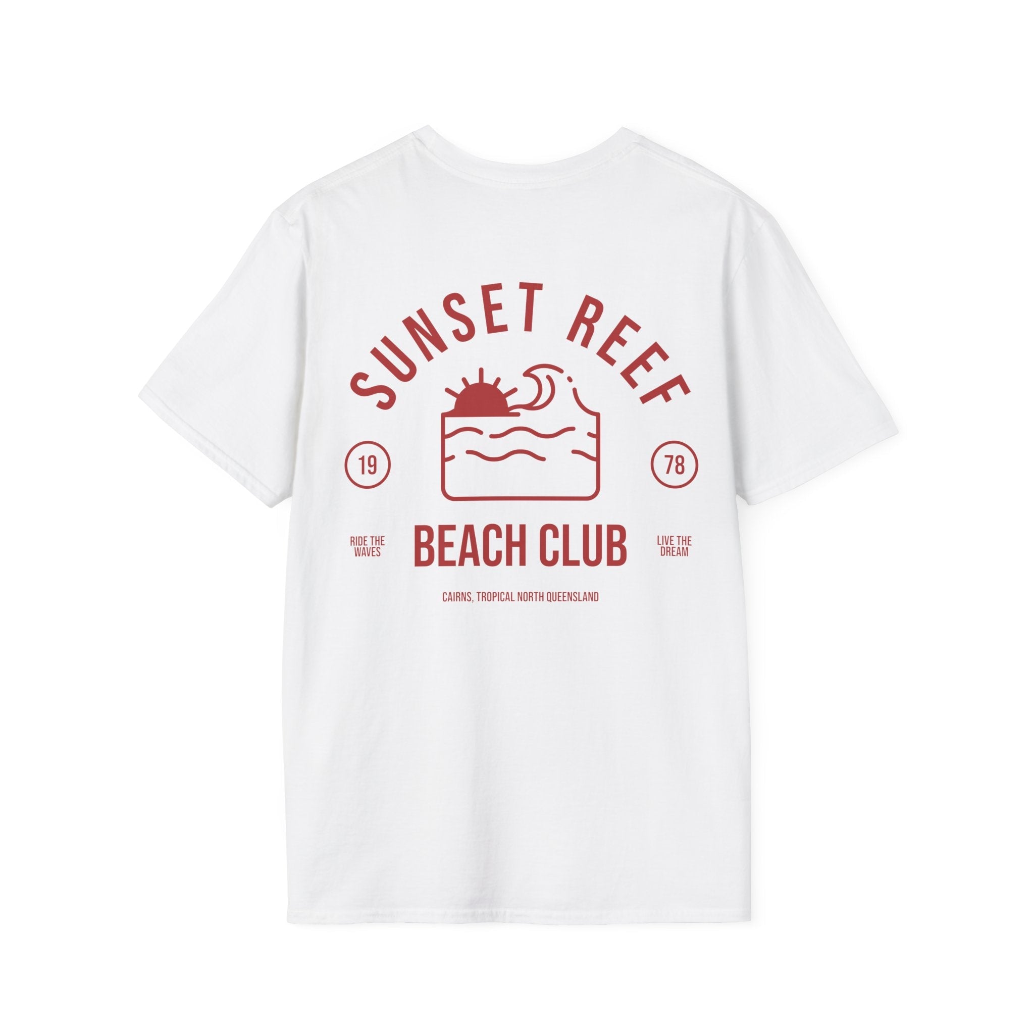 Sunset Reef Beach Club Cairns T-Shirt - Style Circus