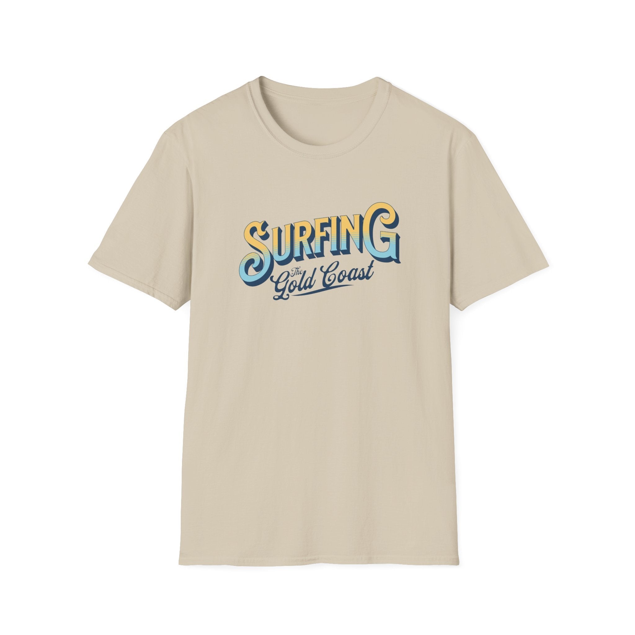 Surfing The Gold Coast Beach T-Shirt - Style Circus
