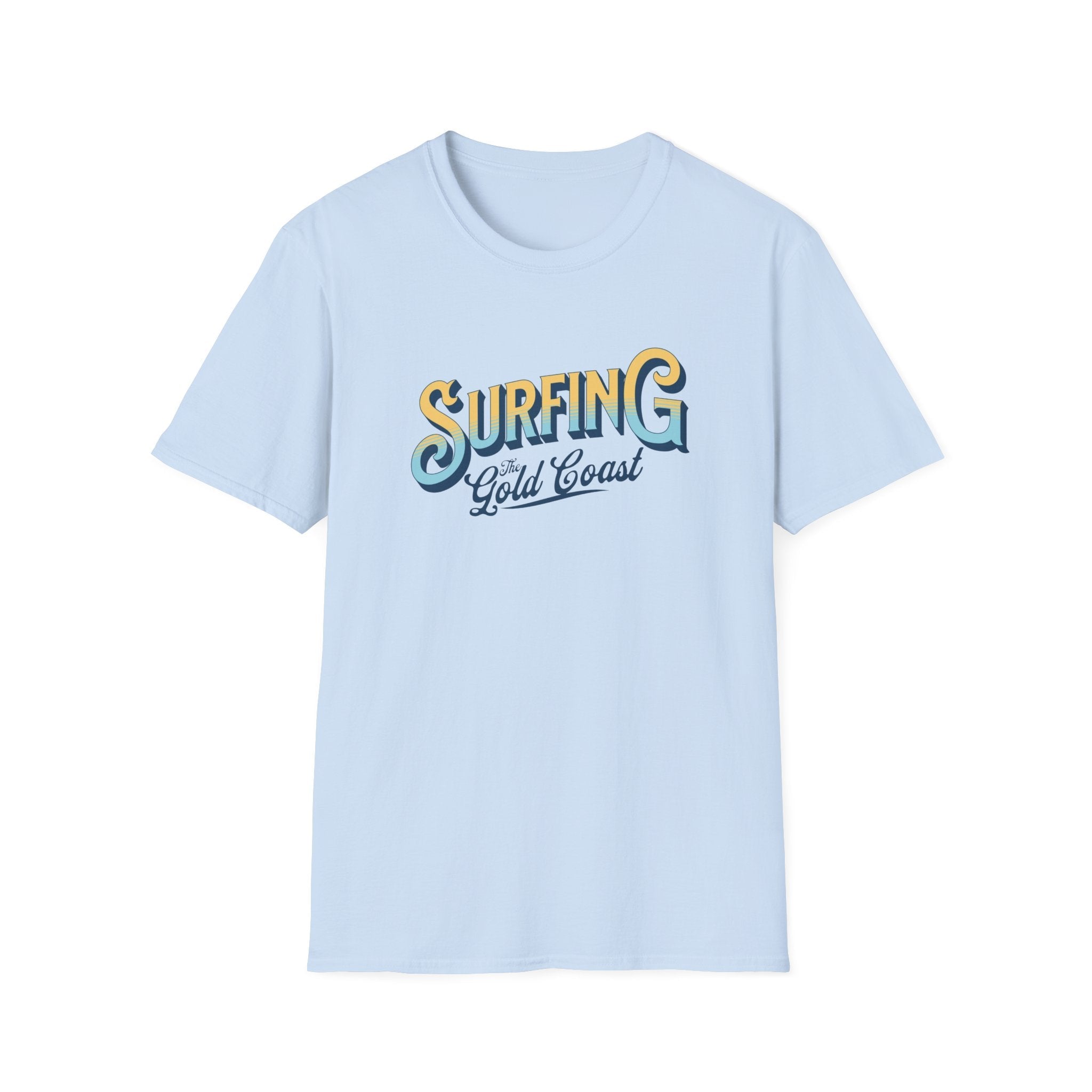 Surfing The Gold Coast Beach T-Shirt - Style Circus