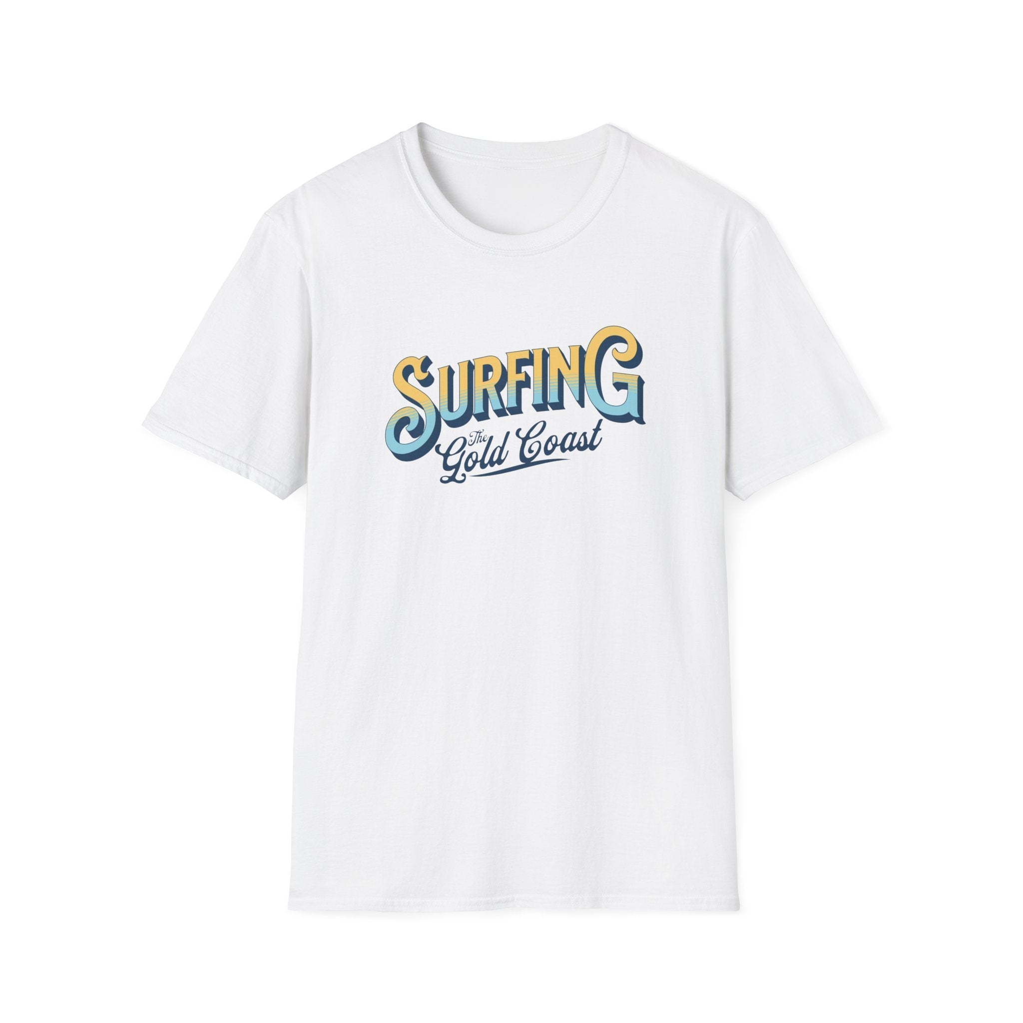 Surfing The Gold Coast Beach T-Shirt - Style Circus
