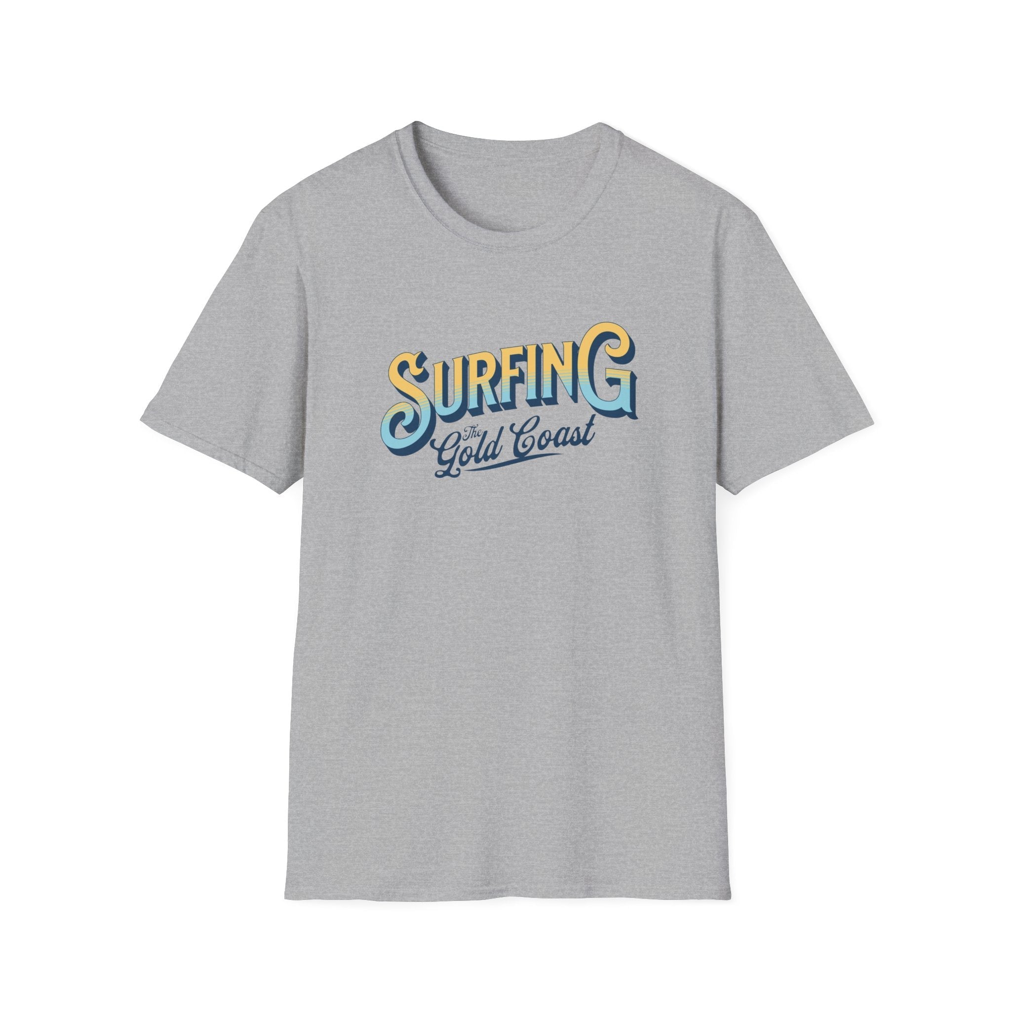 Surfing The Gold Coast Beach T-Shirt - Style Circus