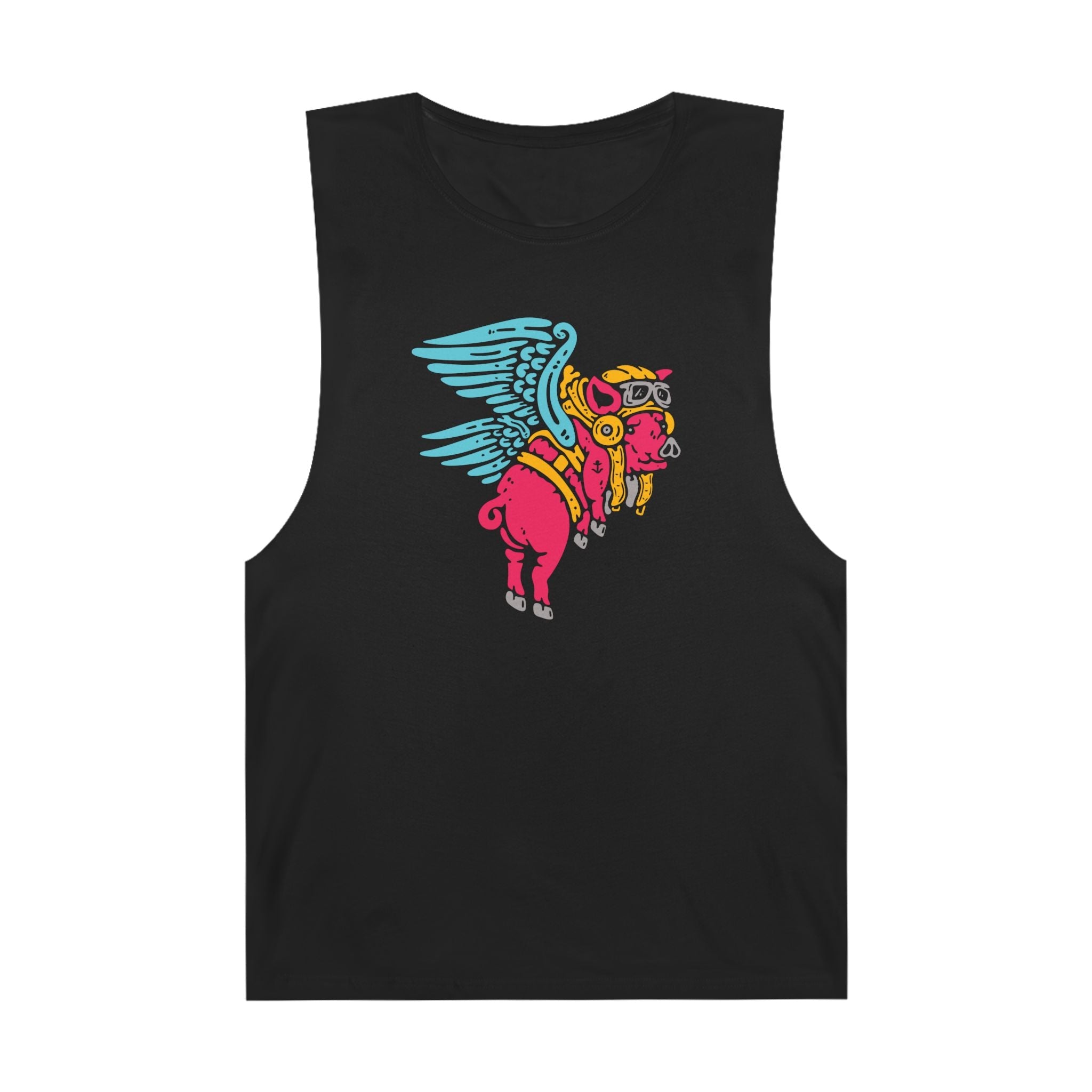 The Winged Piggy Unisex Tank Top - Style Circus