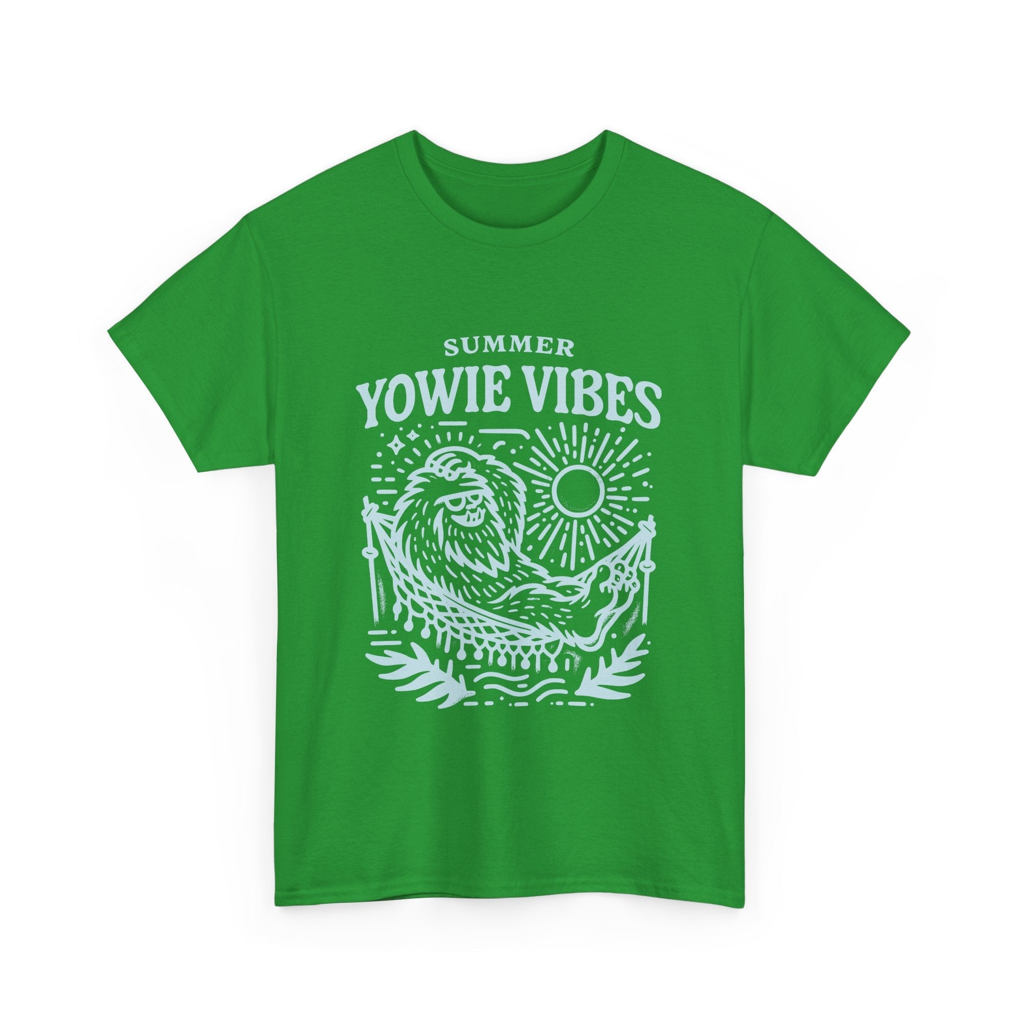 Unisex Summer Vibes Tee - Yowie Vibes Graphic, Relaxed Fit T-Shirt, Casual Summer Style, Beachwear, Gift Idea