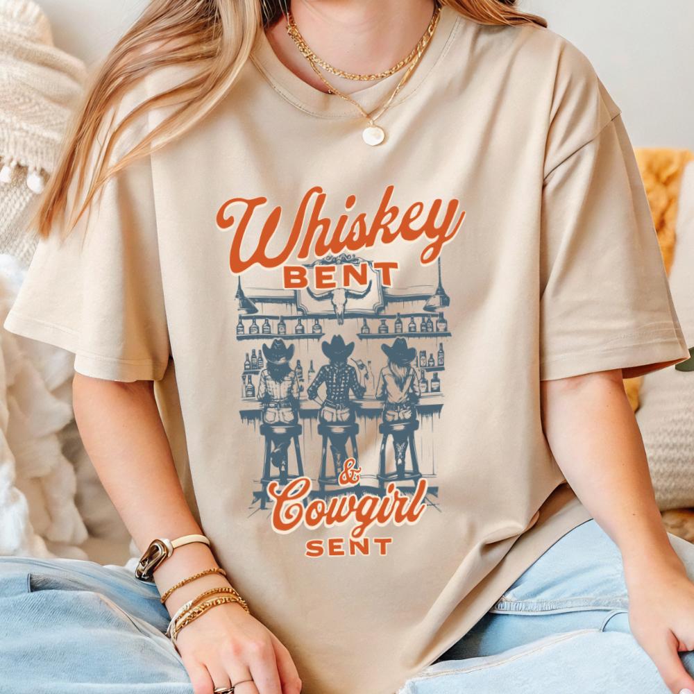 Whiskey Bent Cowgirl T-Shirt - Style Circus