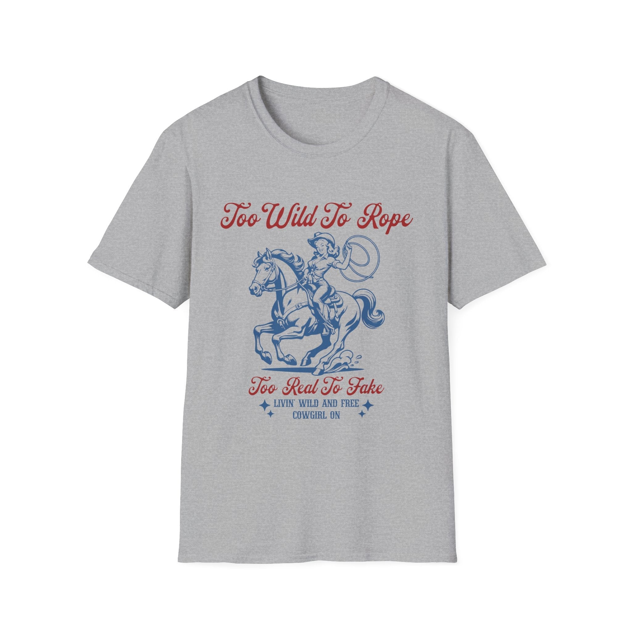 Wild Roping Cowgirl T-Shirt - Style Circus