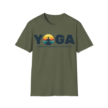 Yoga Strength Balance Flexibility T-Shirt