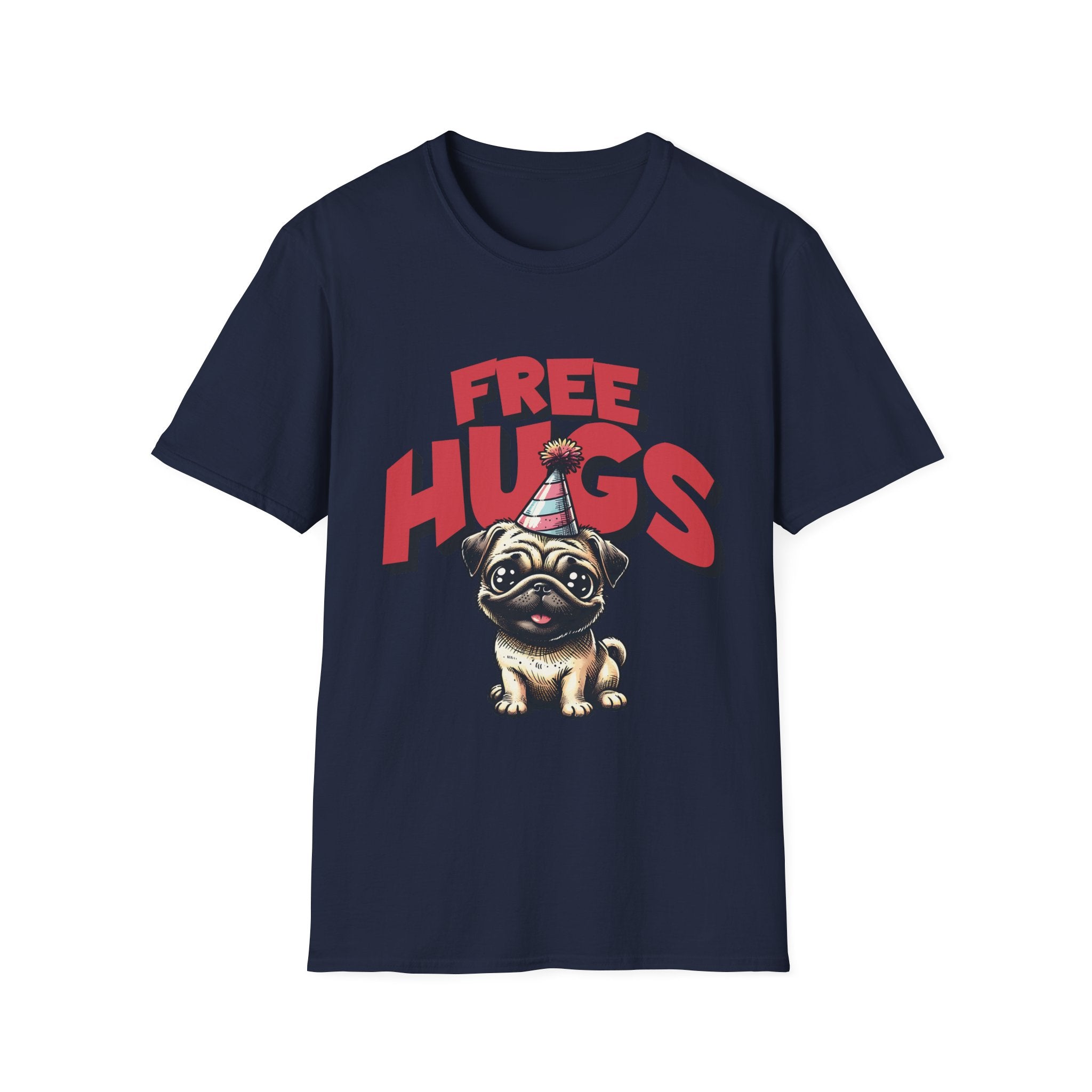 Free Hugs Pug T-Shirt