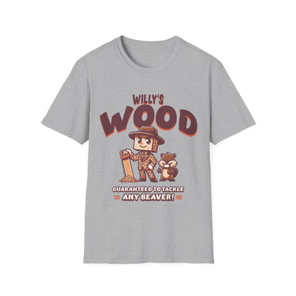 Willy's Wood Guaranteed To Tackle Any Beaver T-Shirt