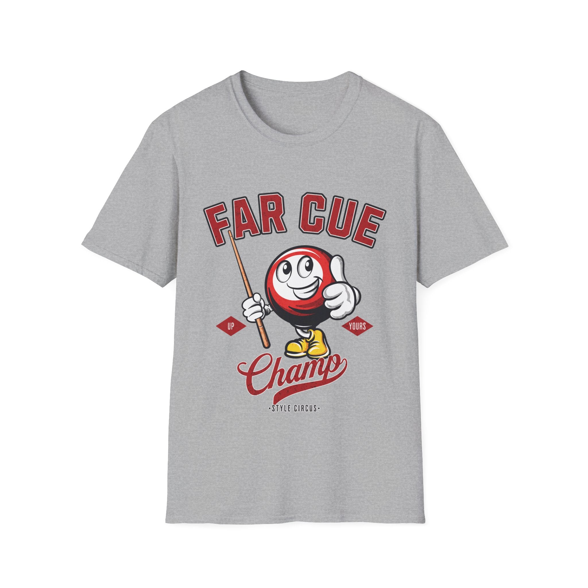 Far Cue Champ Billiards T-Shirt