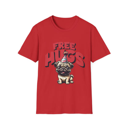 Free Hugs Pug T-Shirt