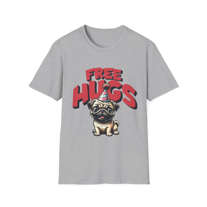 Free Hugs Pug T-Shirt