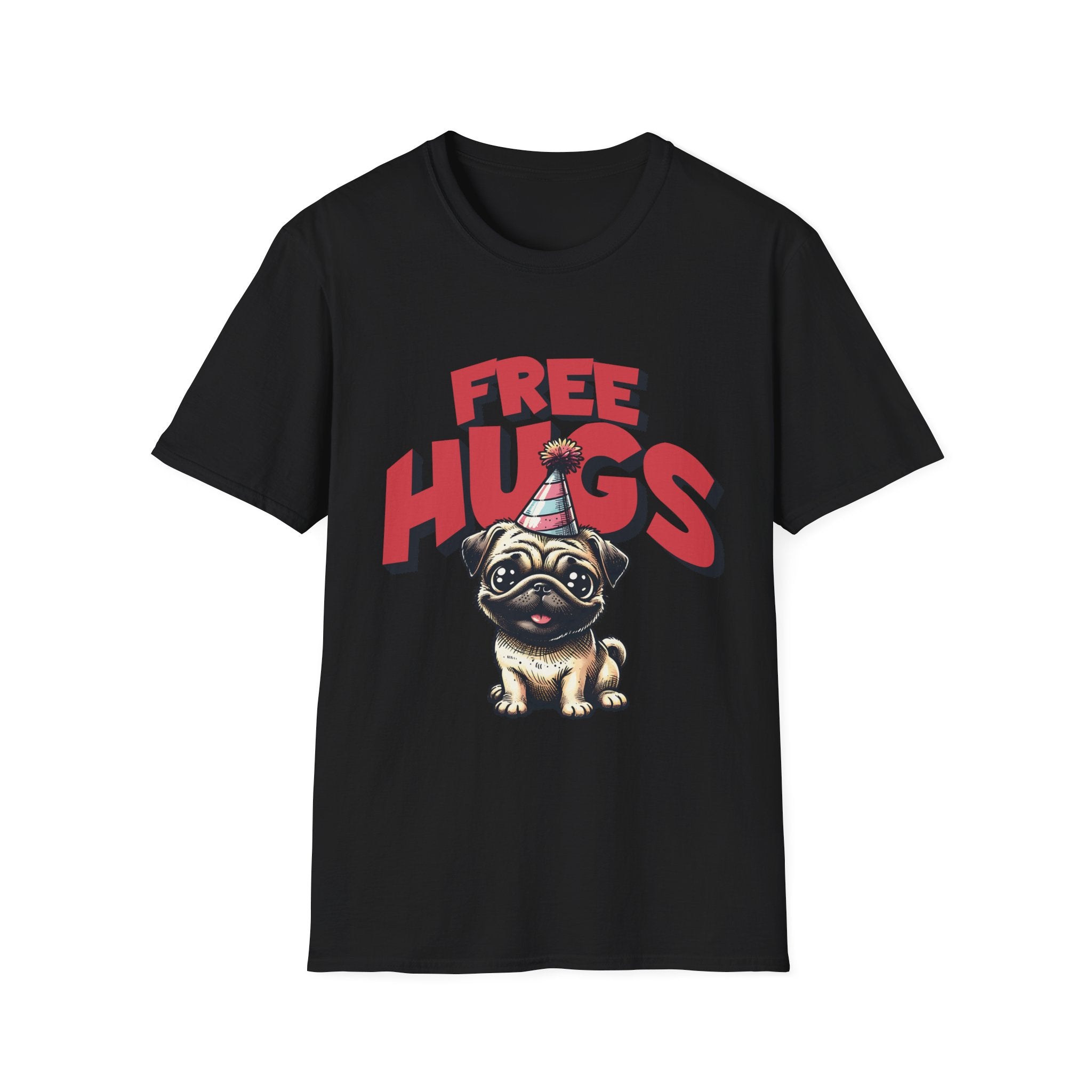 Free Hugs Pug T-Shirt