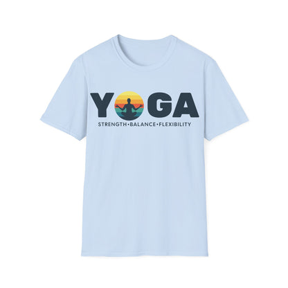 Yoga Strength Balance Flexibility T-Shirt