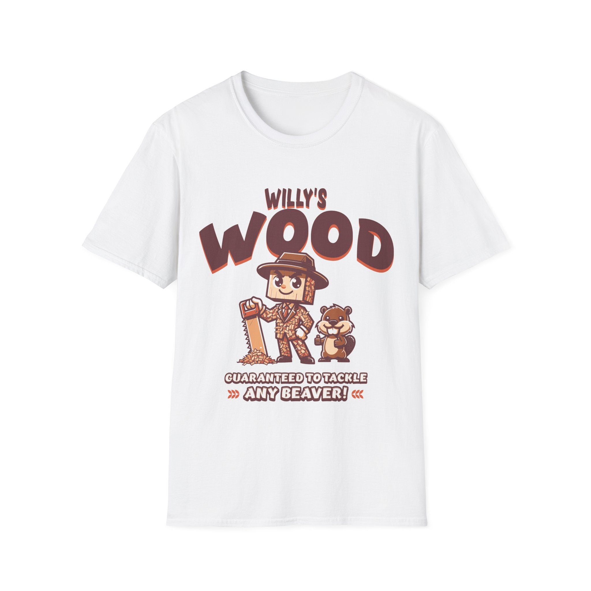 Willy's Wood Guaranteed To Tackle Any Beaver T-Shirt