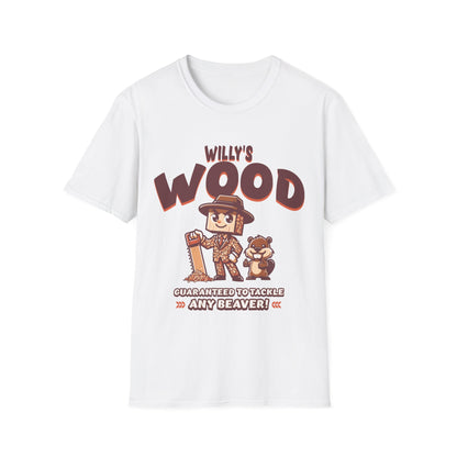 Willy's Wood Guaranteed To Tackle Any Beaver T-Shirt