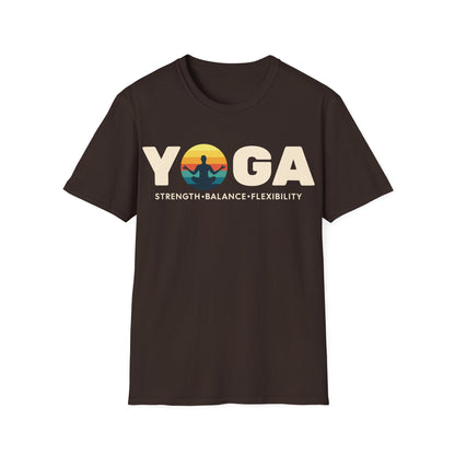 Yoga Strength Balance Flexibility T-Shirt