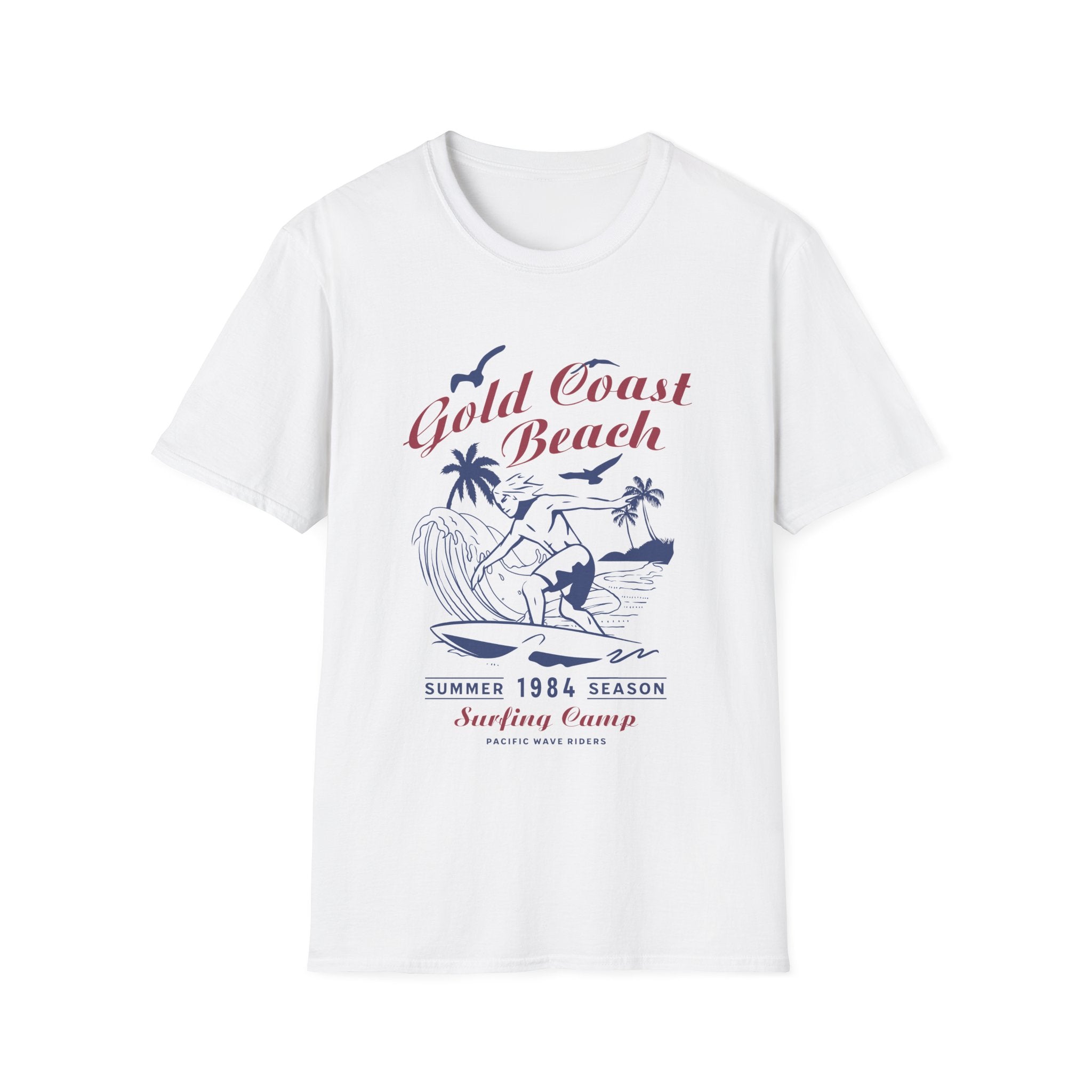 Gold Coast Beach Surf Camp Retro T-Shirt