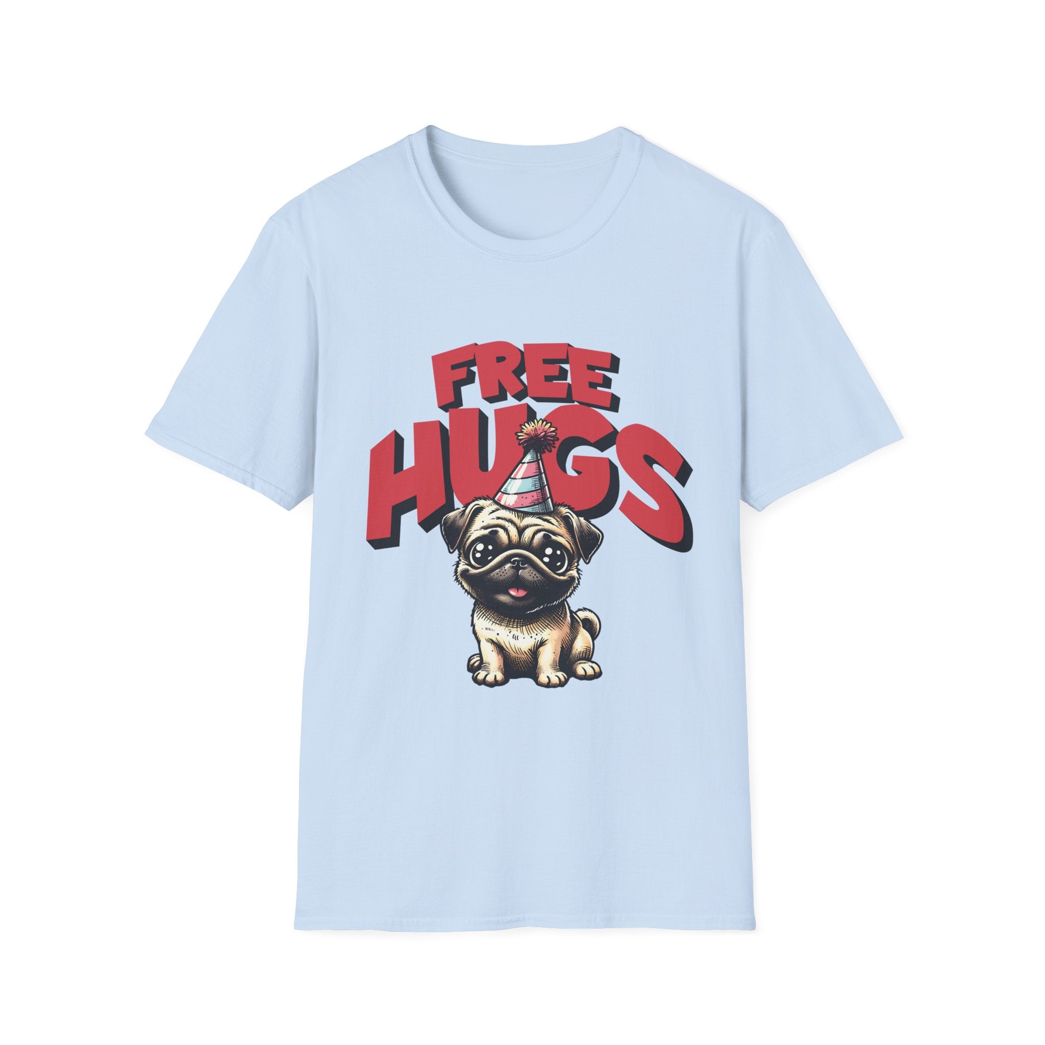 Free Hugs Pug T-Shirt