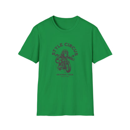 Style Circus Motorbike Chimp Merch T-Shirt